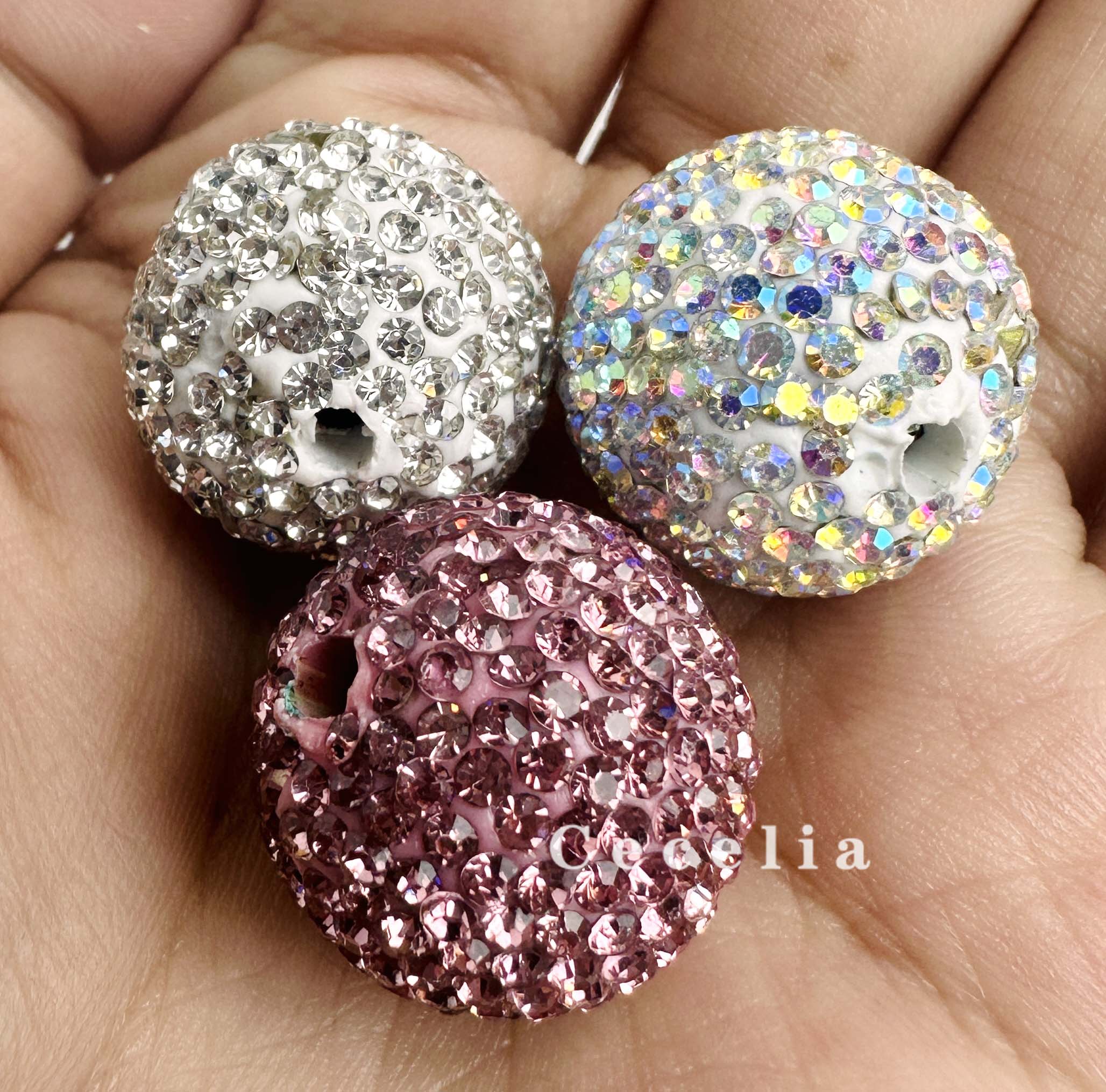 Rhinestone Beads for DIY Pen or DIY Phone Chain Key Chain Bracelet Necklace#RB1649#