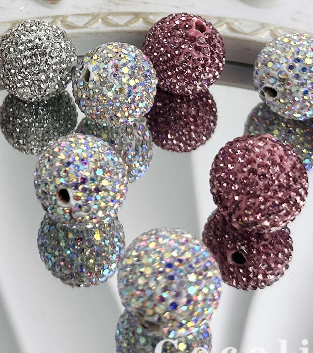 Rhinestone Beads for DIY Pen or DIY Phone Chain Key Chain Bracelet Necklace#RB1649#