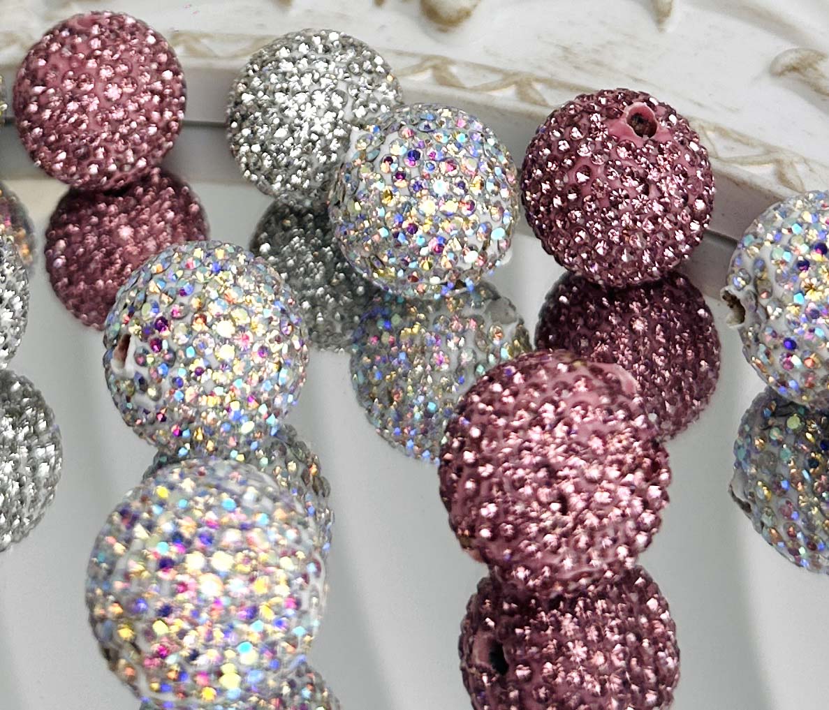 Rhinestone Beads for DIY Pen or DIY Phone Chain Key Chain Bracelet Necklace#RB1649#