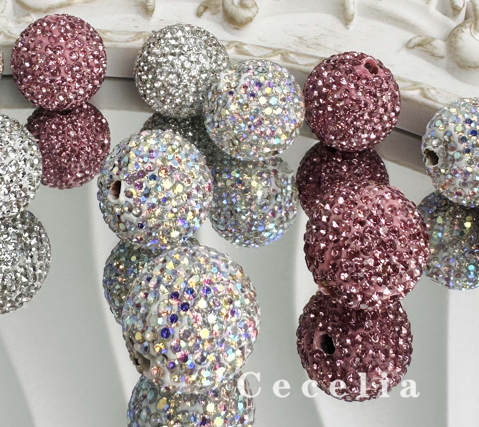 Rhinestone Beads for DIY Pen or DIY Phone Chain Key Chain Bracelet Necklace#RB1649#