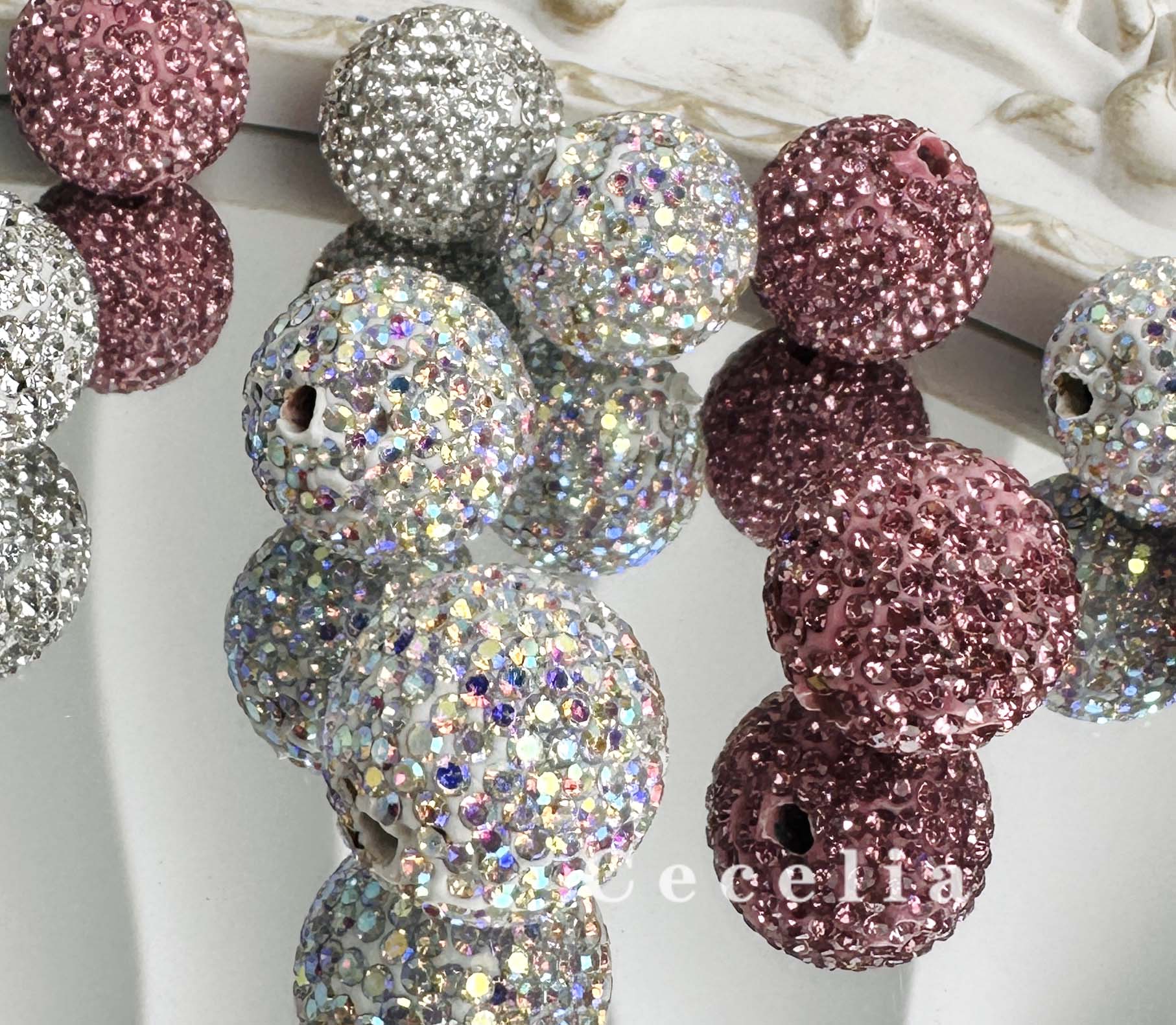 Rhinestone Beads for DIY Pen or DIY Phone Chain Key Chain Bracelet Necklace#RB1649#