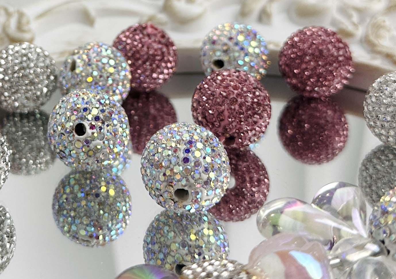 Rhinestone Beads for DIY Pen or DIY Phone Chain Key Chain Bracelet Necklace#RB1649#