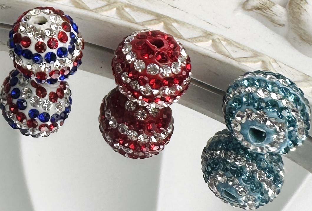 Rhinestone Beads for DIY Pen or DIY Phone Chain Key Chain Bracelet Necklace#RB1650#