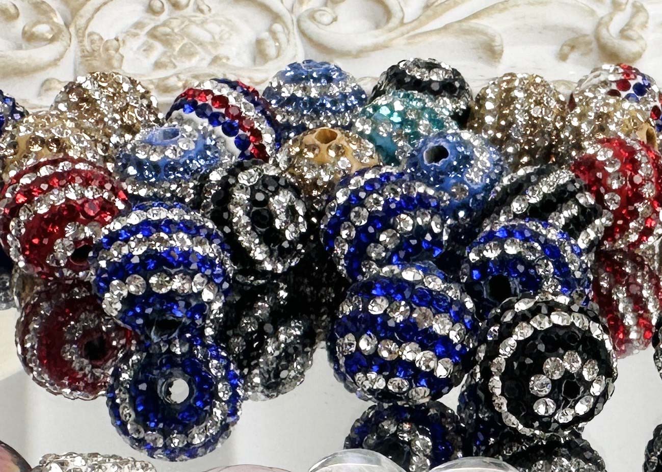 Rhinestone Beads for DIY Pen or DIY Phone Chain Key Chain Bracelet Necklace#RB1650#