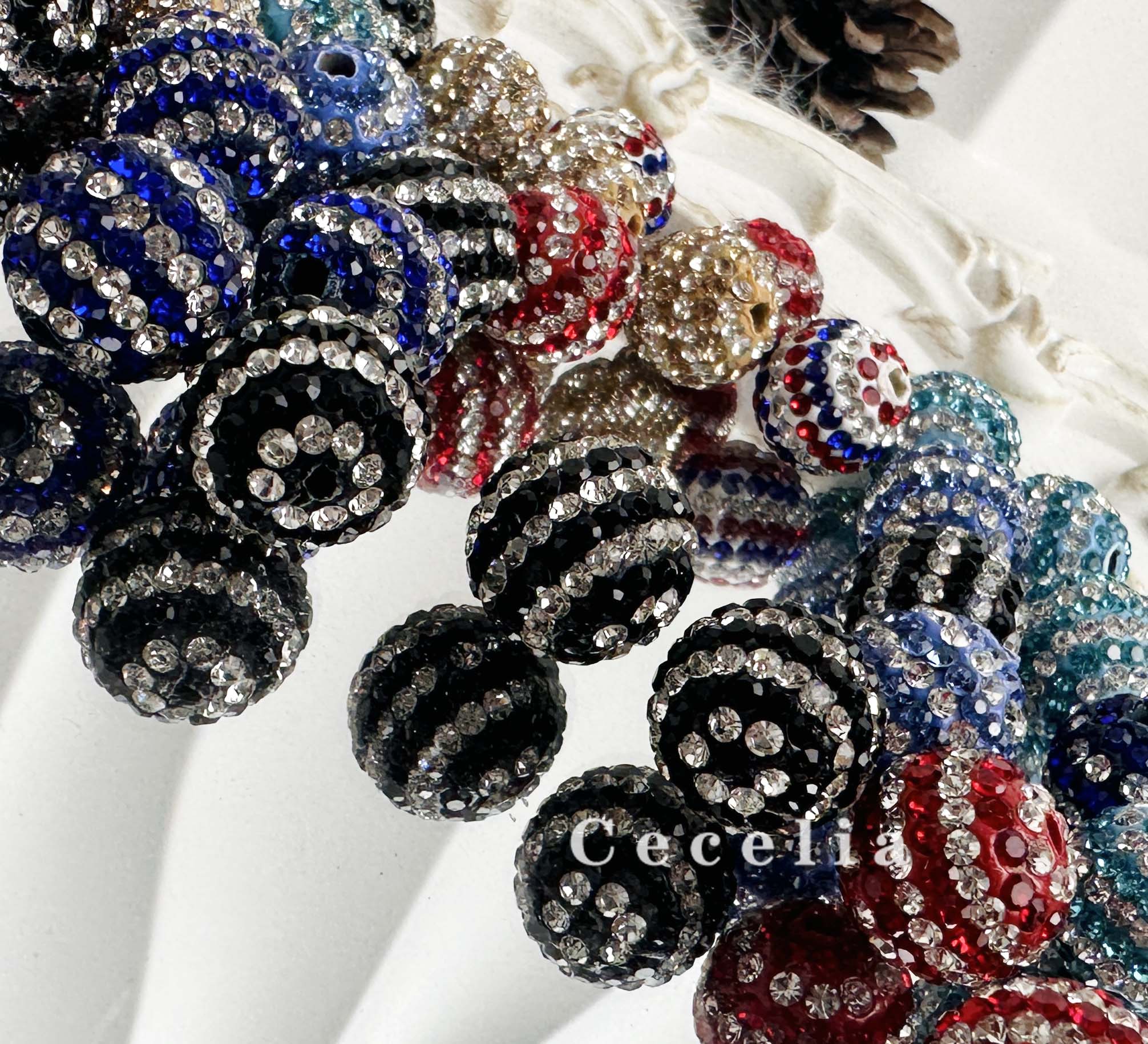 Rhinestone Beads for DIY Pen or DIY Phone Chain Key Chain Bracelet Necklace#RB1650#