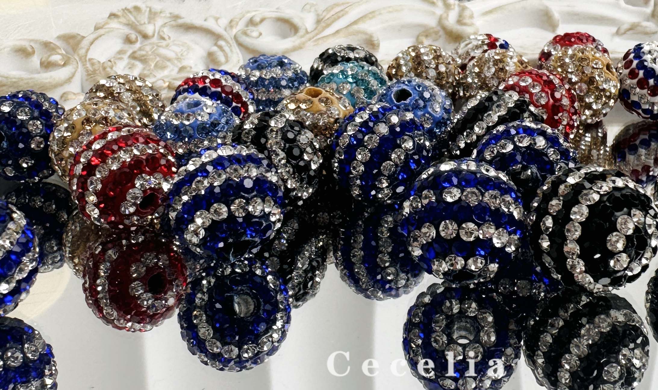 Rhinestone Beads for DIY Pen or DIY Phone Chain Key Chain Bracelet Necklace#RB1650#