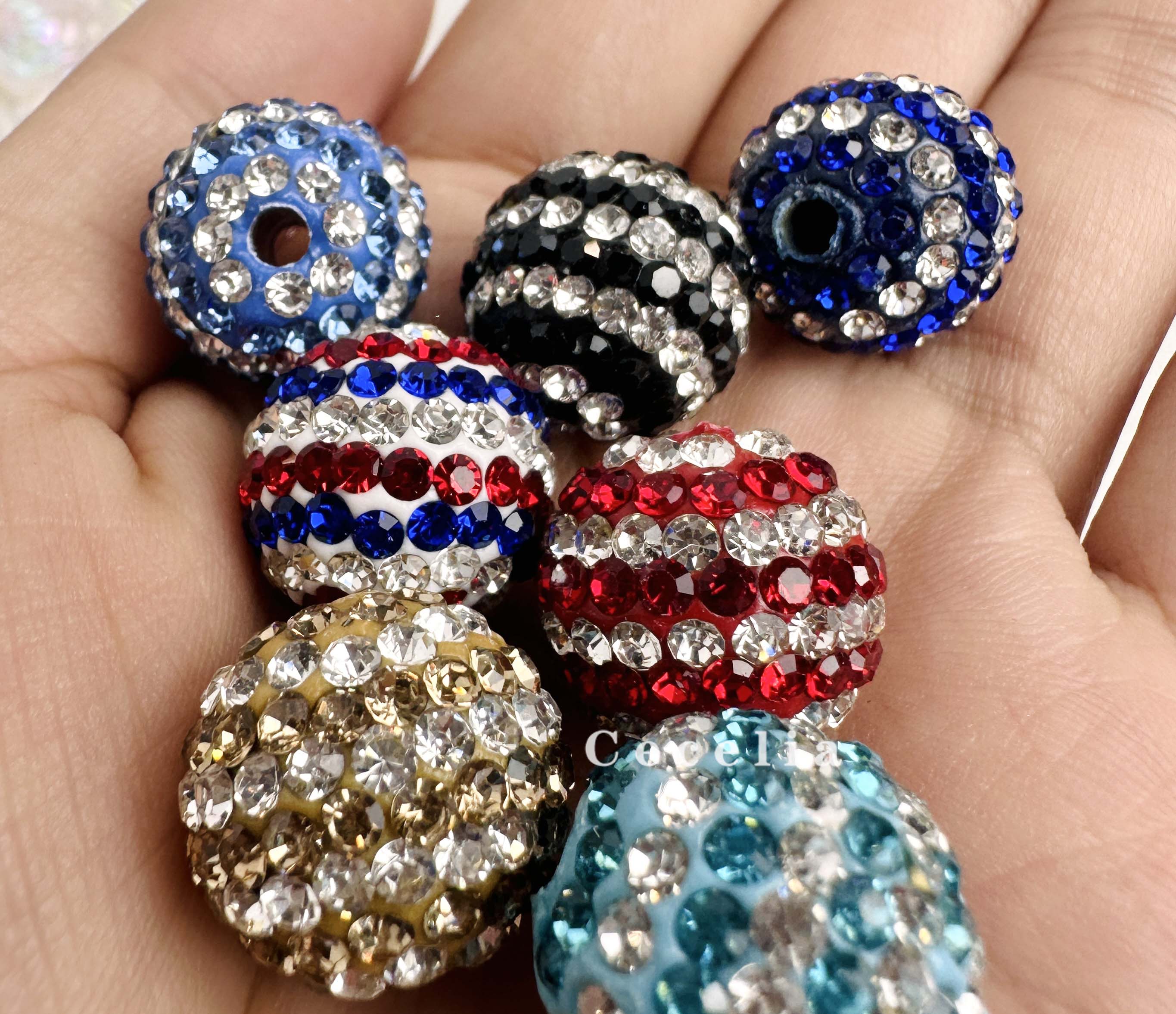 Rhinestone Beads for DIY Pen or DIY Phone Chain Key Chain Bracelet Necklace#RB1650#