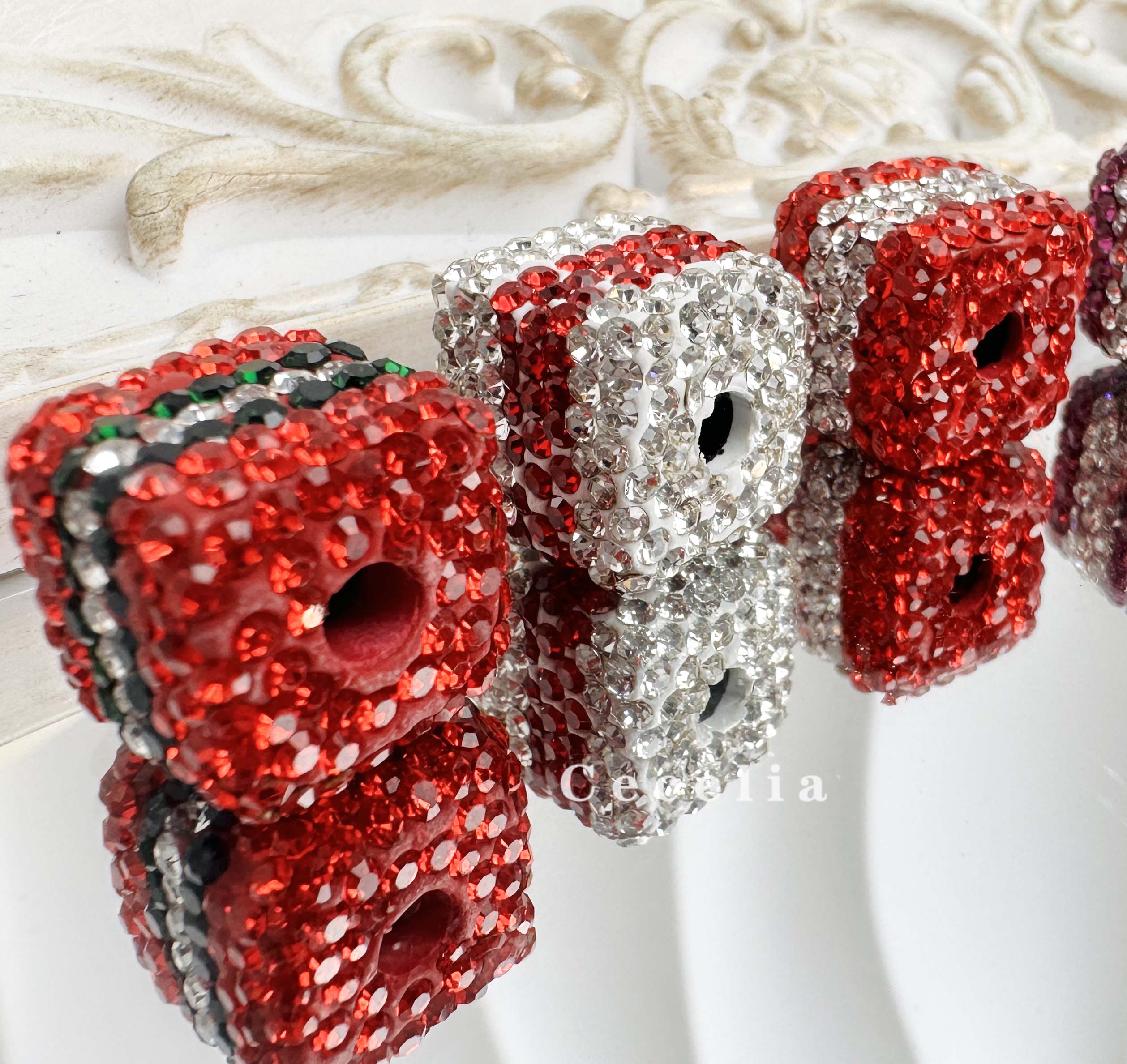 Rhinestone Beads for DIY Pen or DIY Phone Chain Key Chain Bracelet Necklace#RB1650#