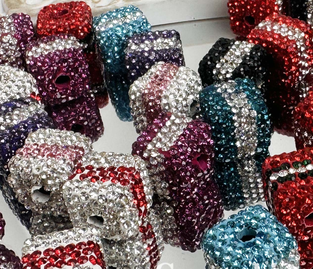 Rhinestone Beads for DIY Pen or DIY Phone Chain Key Chain Bracelet Necklace#RB1650#