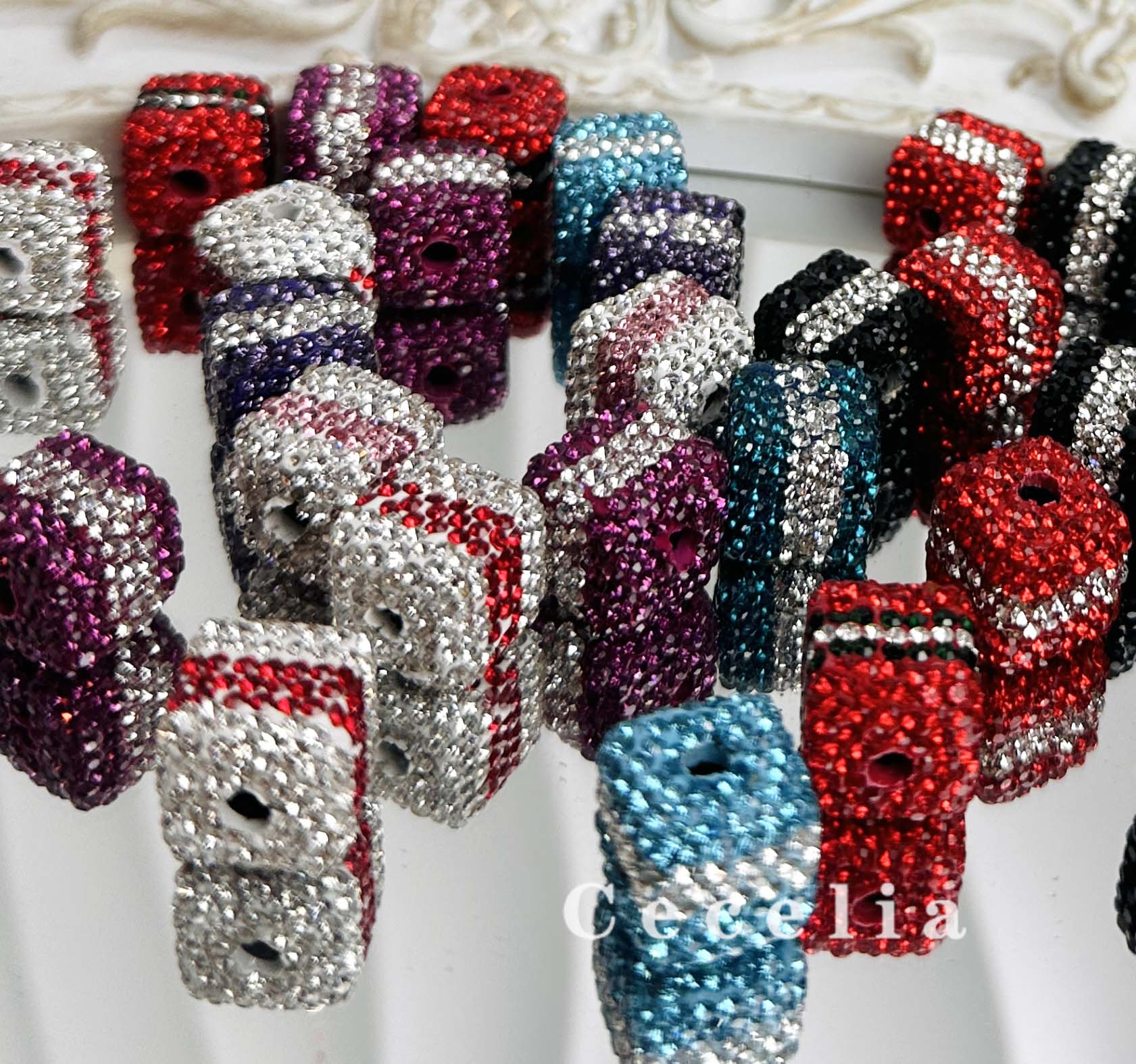 Rhinestone Beads for DIY Pen or DIY Phone Chain Key Chain Bracelet Necklace#RB1650#
