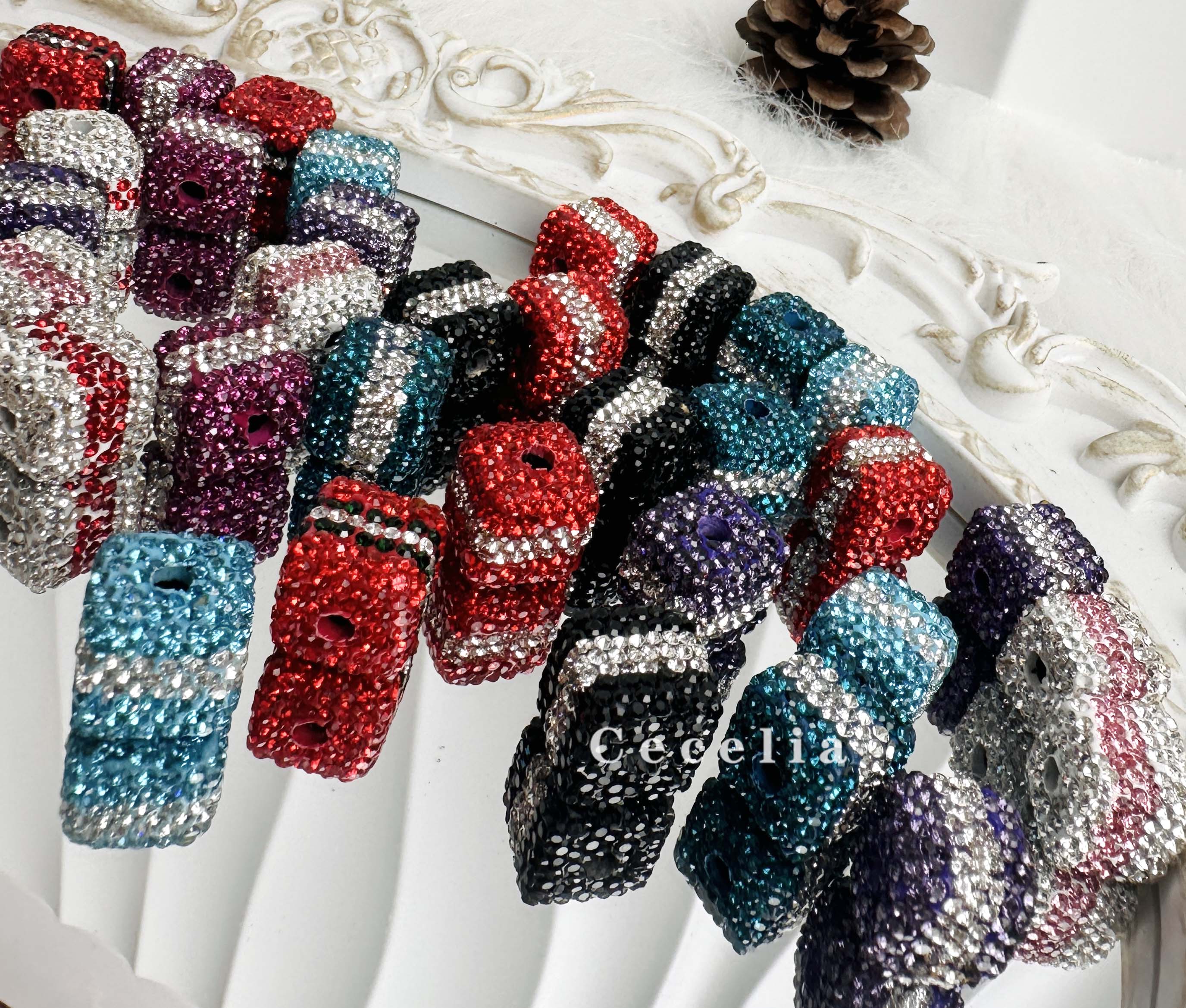 Rhinestone Beads for DIY Pen or DIY Phone Chain Key Chain Bracelet Necklace#RB1650#