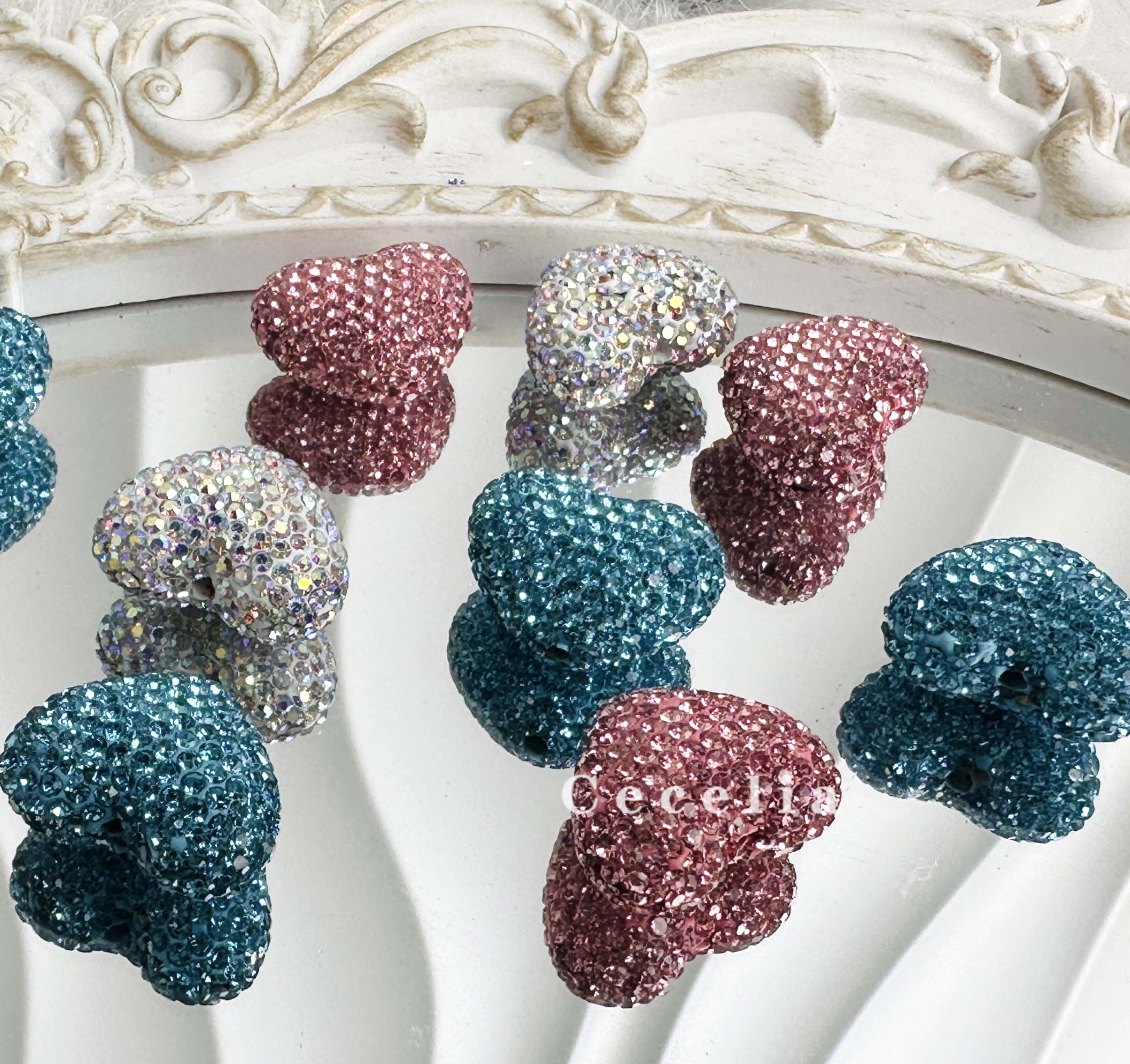 Rhinestone Beads for DIY Pen or DIY Phone Chain Key Chain Bracelet Necklace#RB1651#