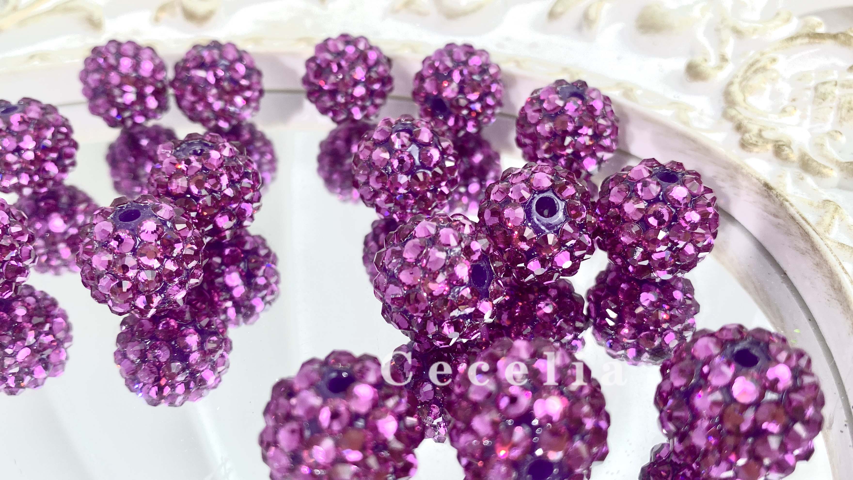 Rhinestone Beads for DIY Pen or DIY Phone Chain Key Chain Bracelet Necklace#RB1631#