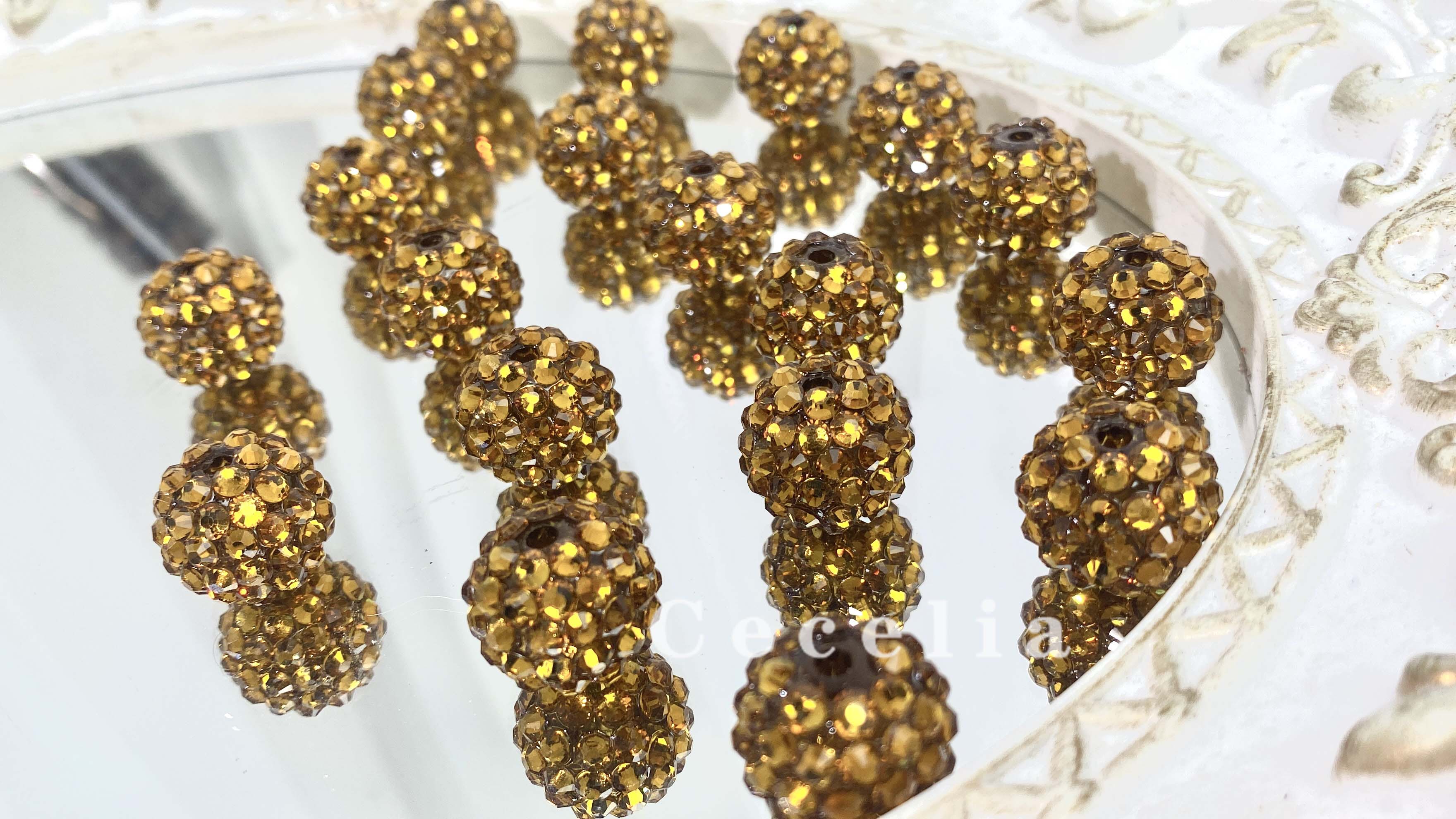 Rhinestone Beads for DIY Pen or DIY Phone Chain Key Chain Bracelet Necklace#RB1631#