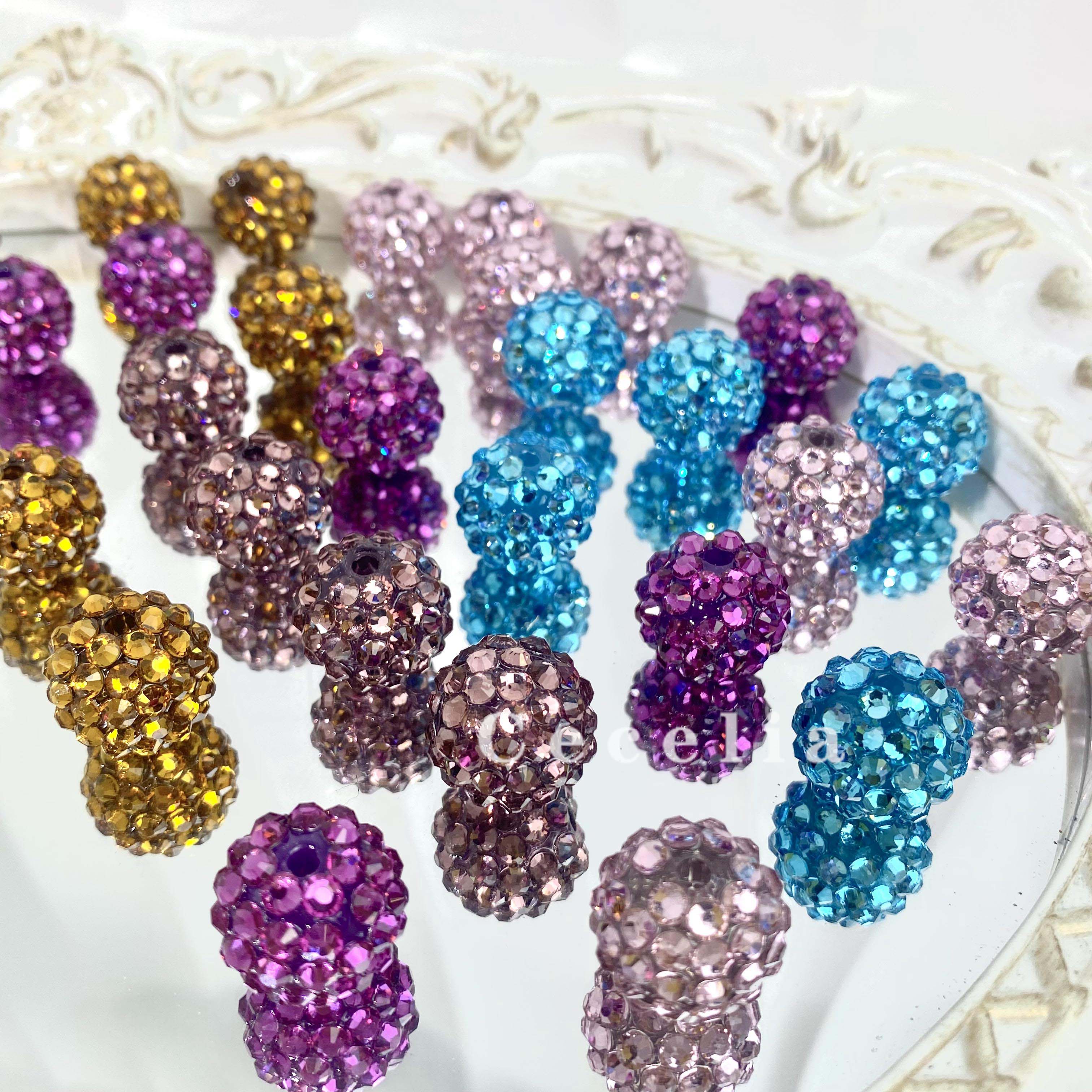 Rhinestone Beads for DIY Pen or DIY Phone Chain Key Chain Bracelet Necklace#RB1631#