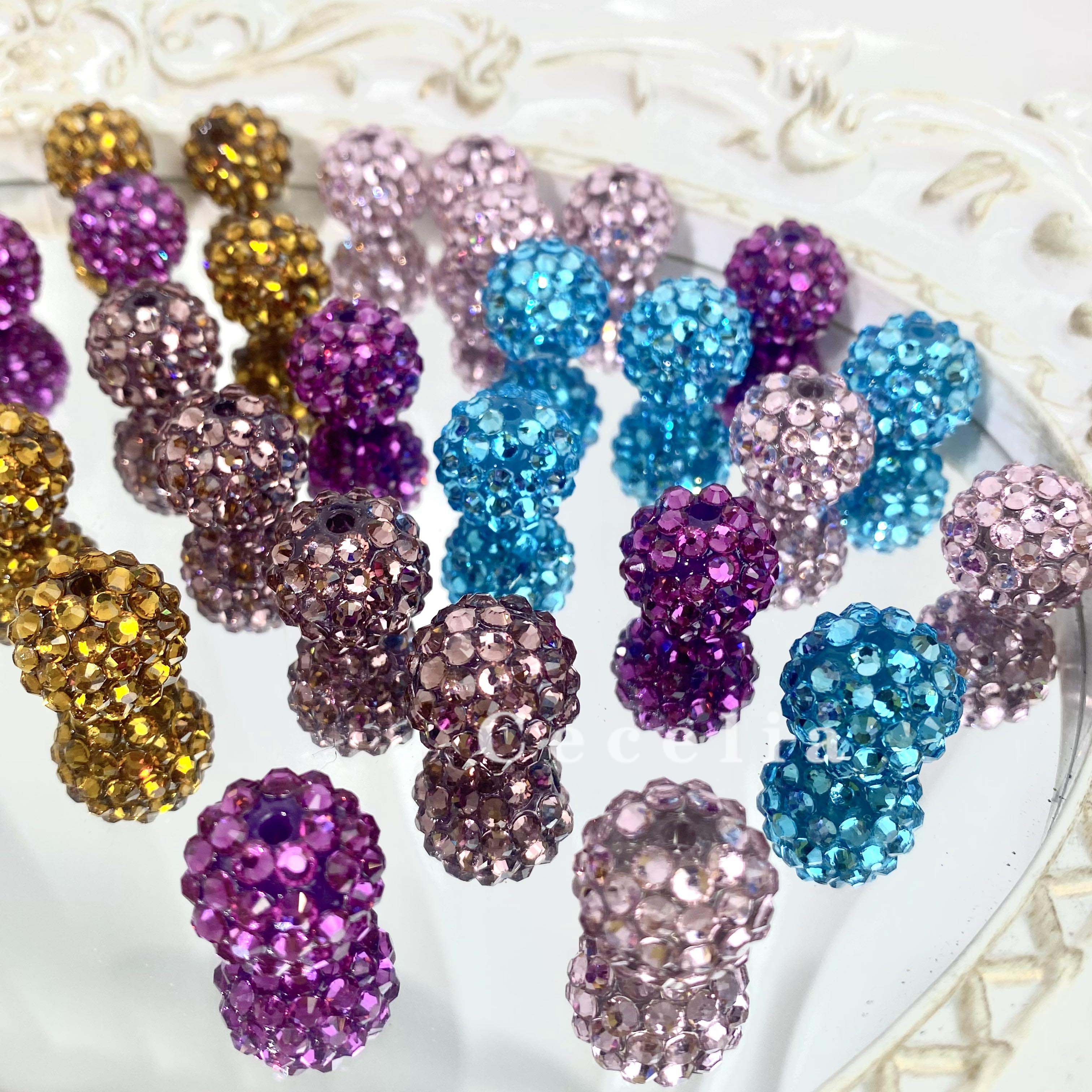 Rhinestone Beads for DIY Pen or DIY Phone Chain Key Chain Bracelet Necklace#RB1631#