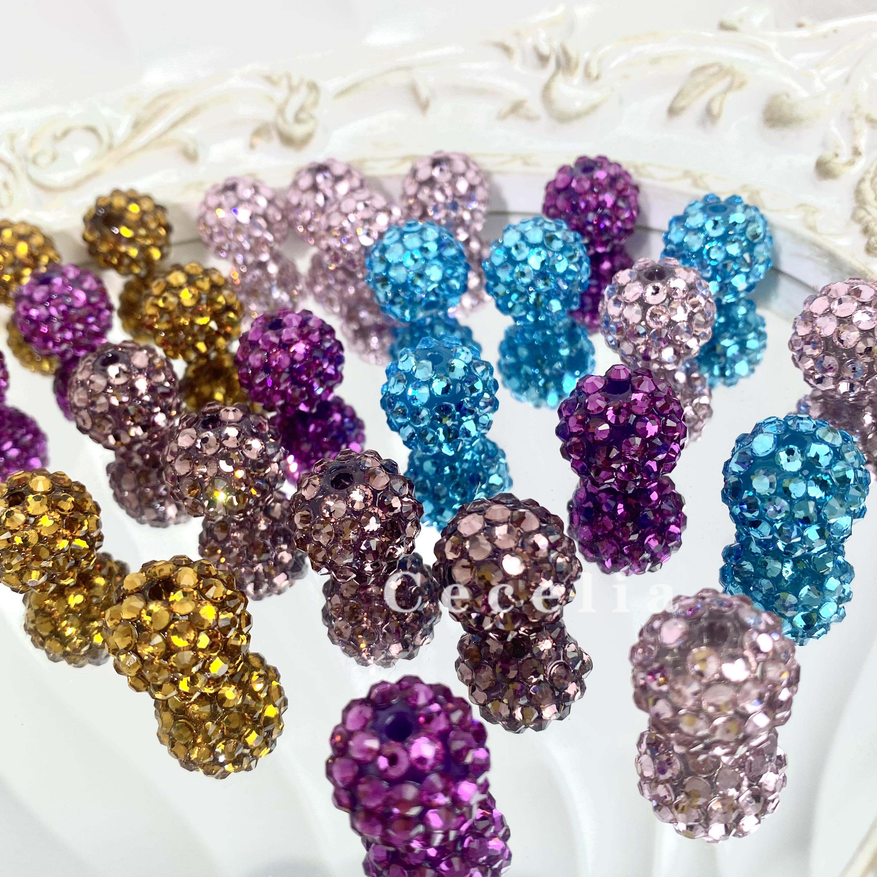 Rhinestone Beads for DIY Pen or DIY Phone Chain Key Chain Bracelet Necklace#RB1631#