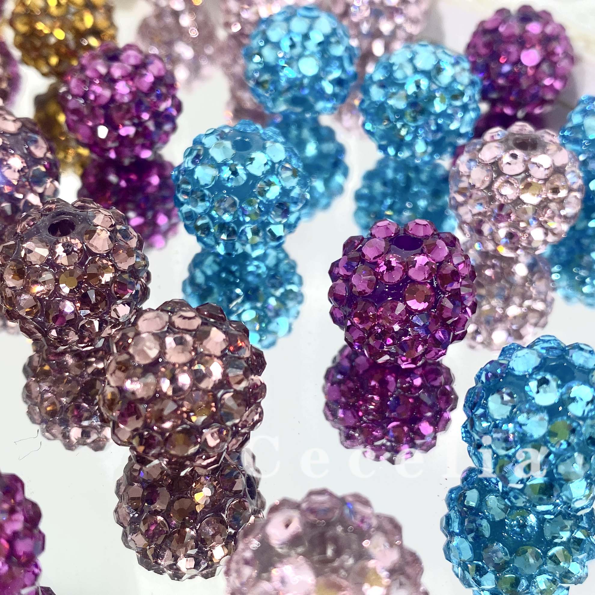 Rhinestone Beads for DIY Pen or DIY Phone Chain Key Chain Bracelet Necklace#RB1631#