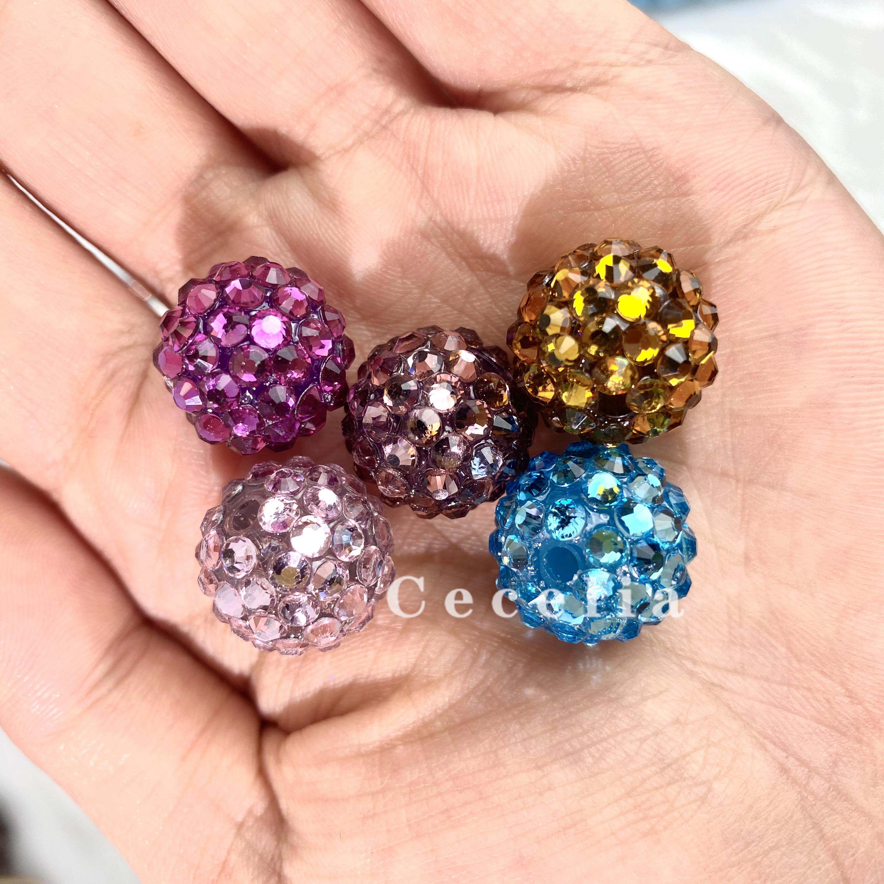 Rhinestone Beads for DIY Pen or DIY Phone Chain Key Chain Bracelet Necklace#RB1631#
