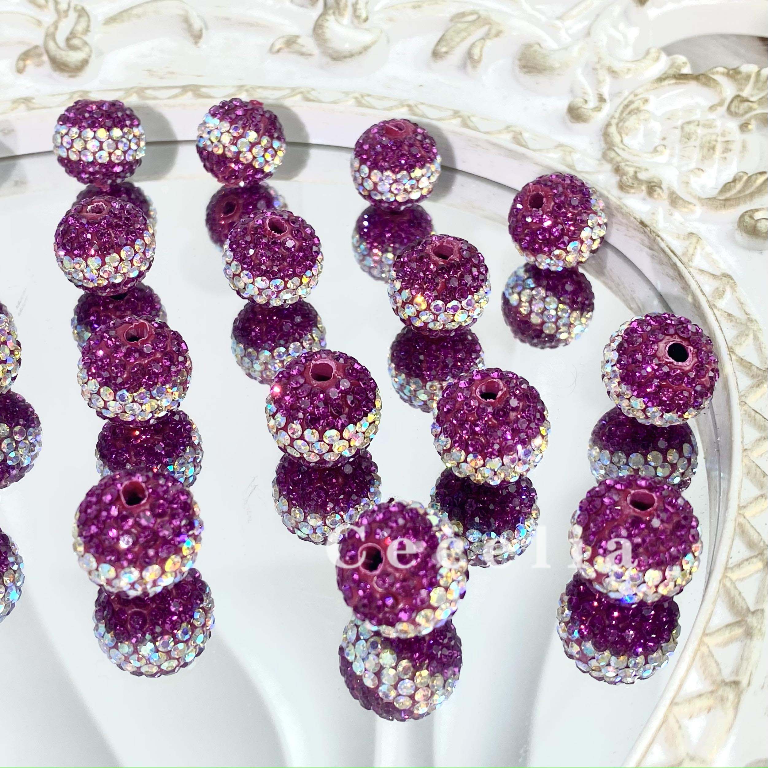 Rhinestone Beads for DIY Pen or DIY Phone Chain Key Chain Bracelet Necklace#RB1637#