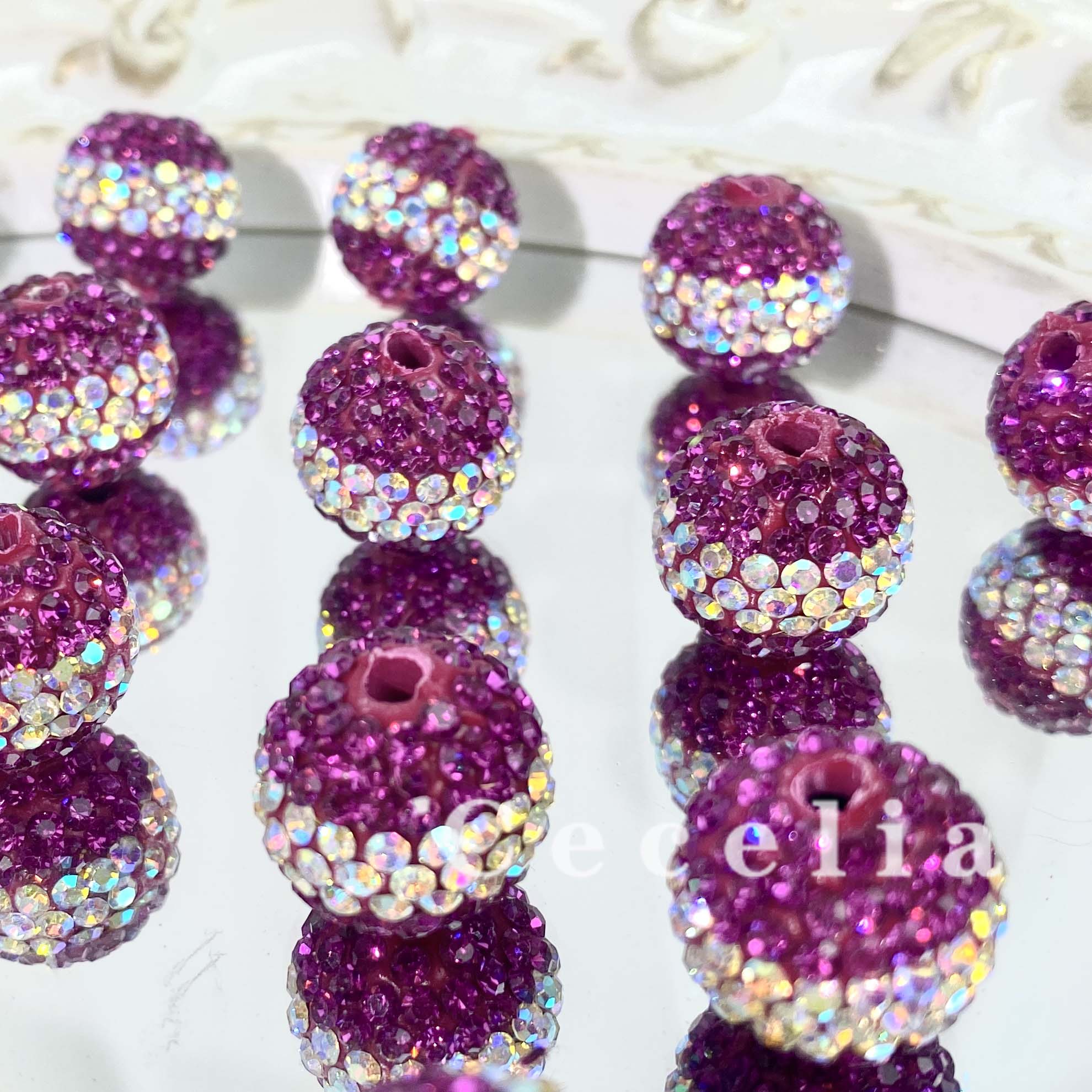 Rhinestone Beads for DIY Pen or DIY Phone Chain Key Chain Bracelet Necklace#RB1637#