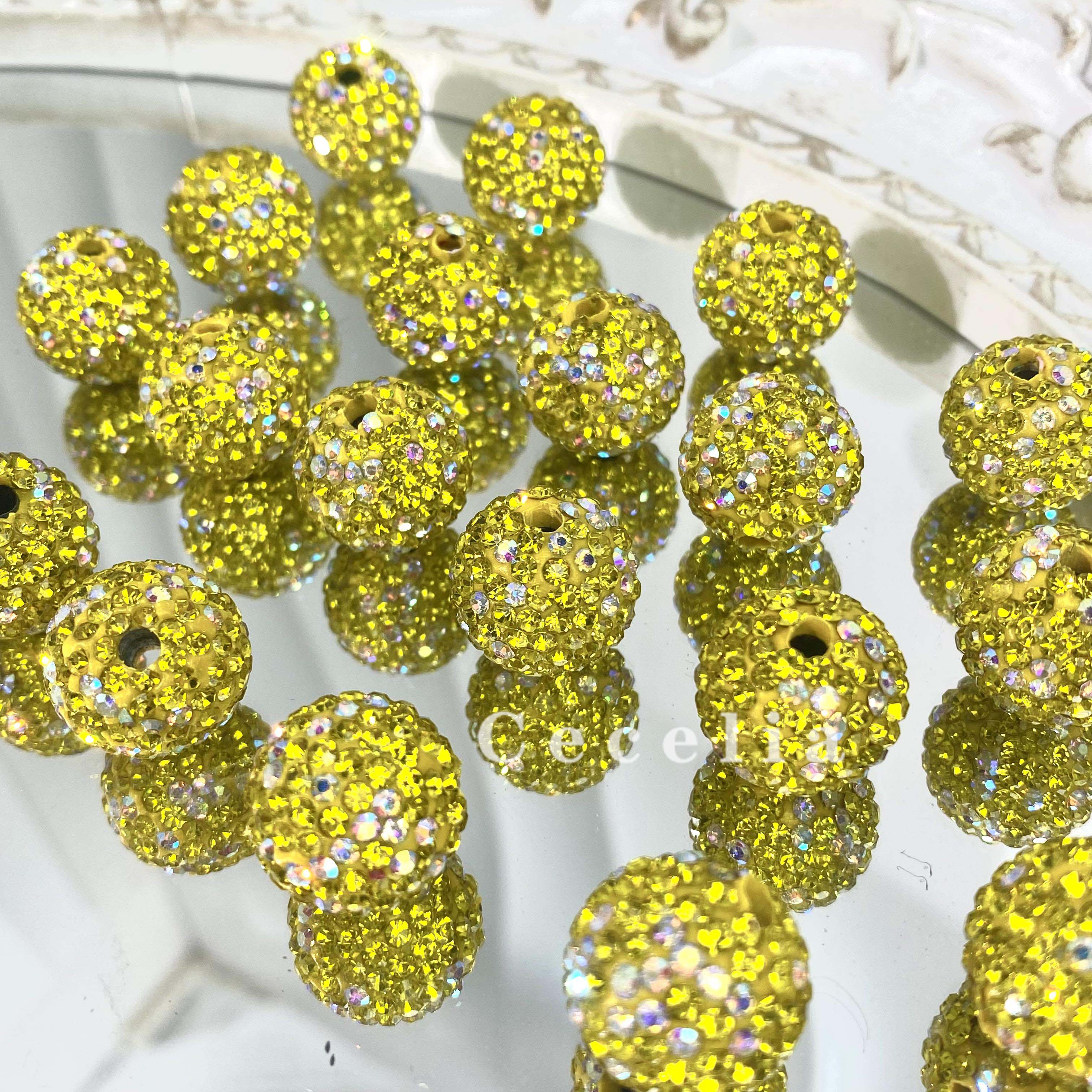 Rhinestone Beads for DIY Pen or DIY Phone Chain Key Chain Bracelet Necklace#RB1629#