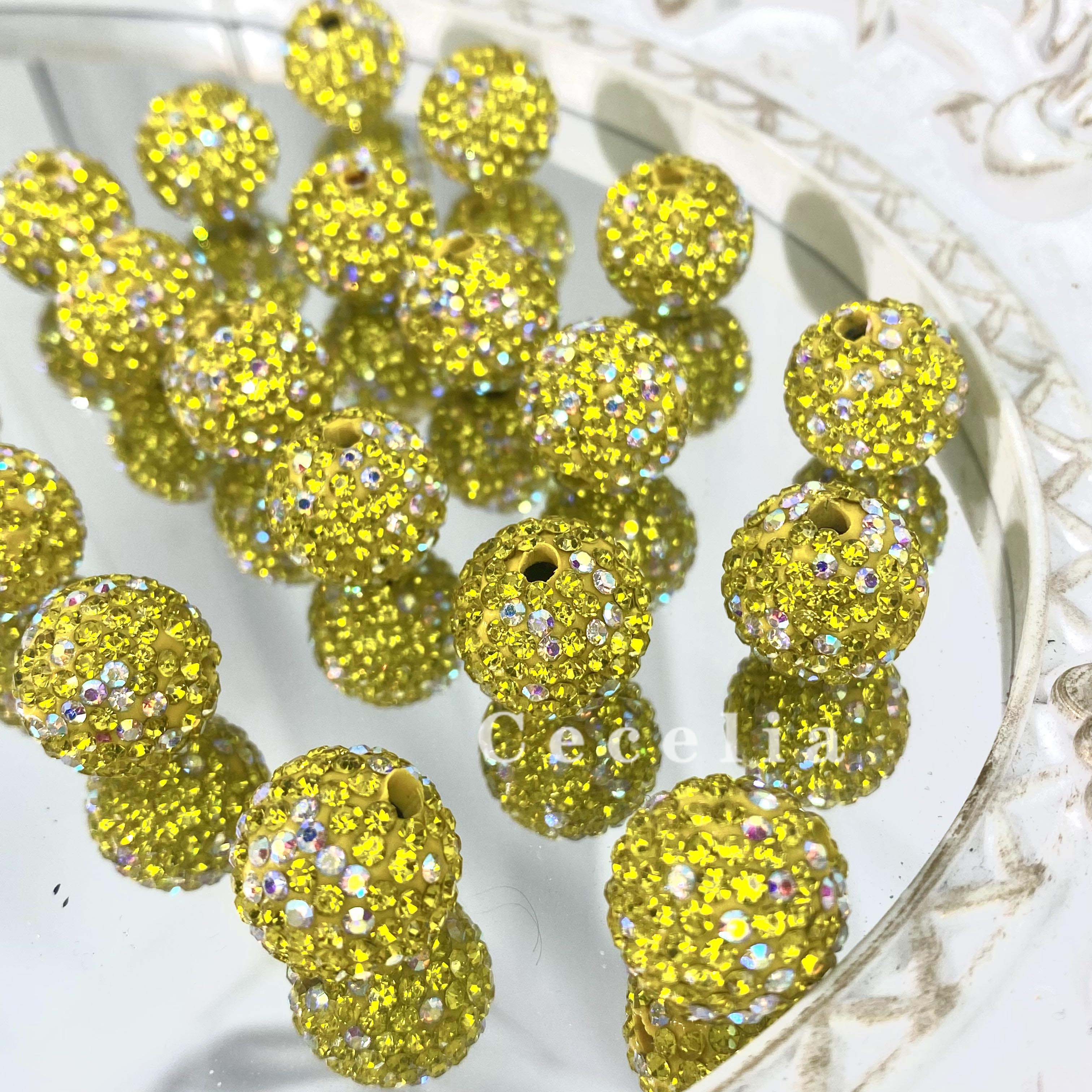 Rhinestone Beads for DIY Pen or DIY Phone Chain Key Chain Bracelet Necklace#RB1629#