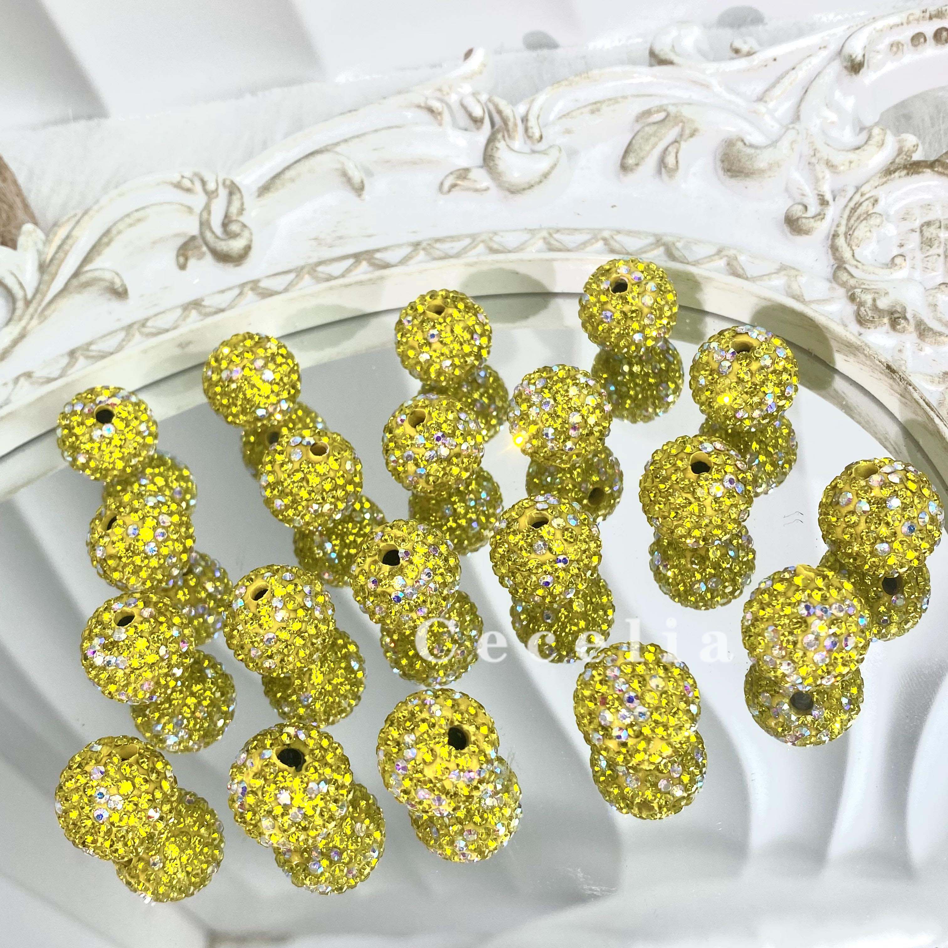 Rhinestone Beads for DIY Pen or DIY Phone Chain Key Chain Bracelet Necklace#RB1629#