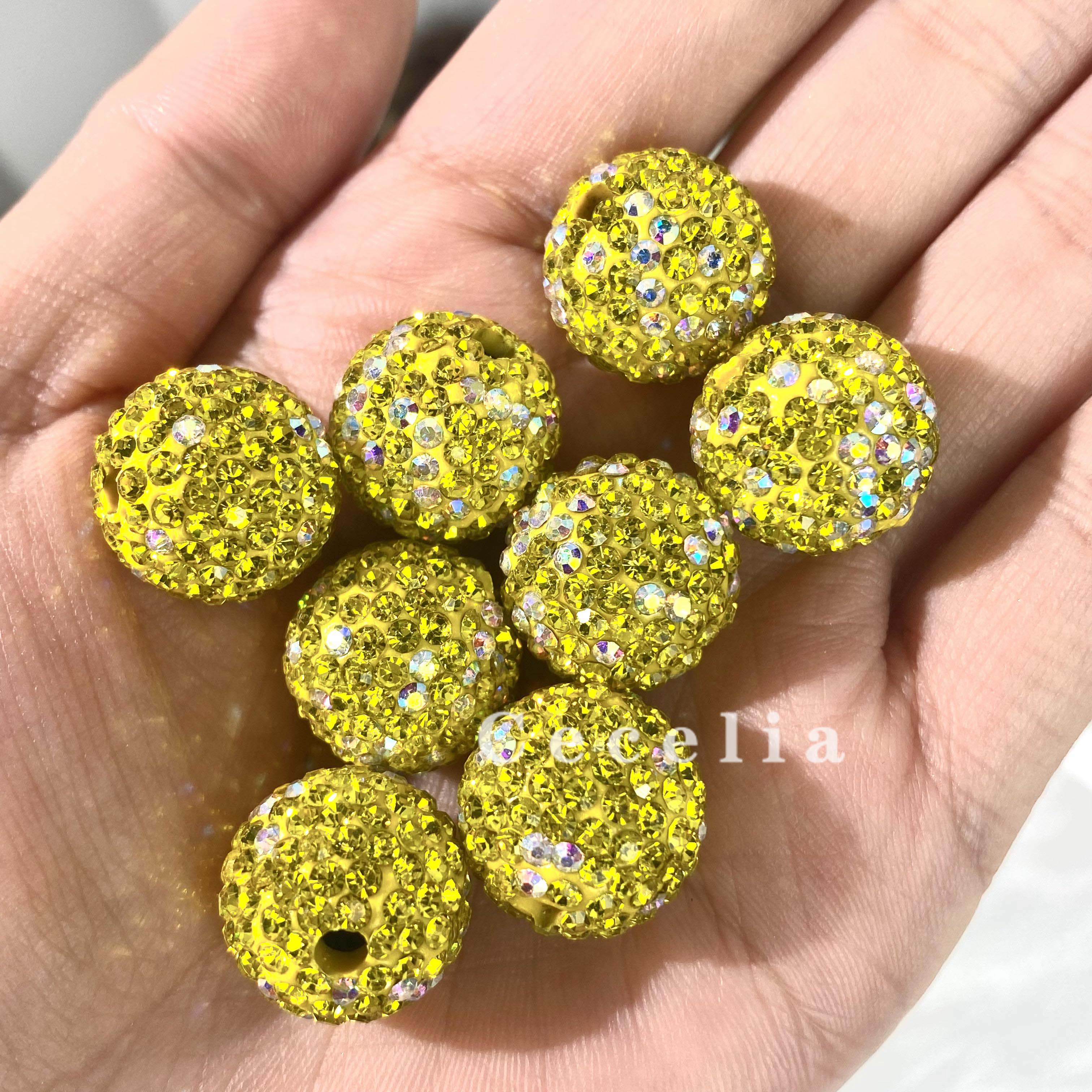 Rhinestone Beads for DIY Pen or DIY Phone Chain Key Chain Bracelet Necklace#RB1629#
