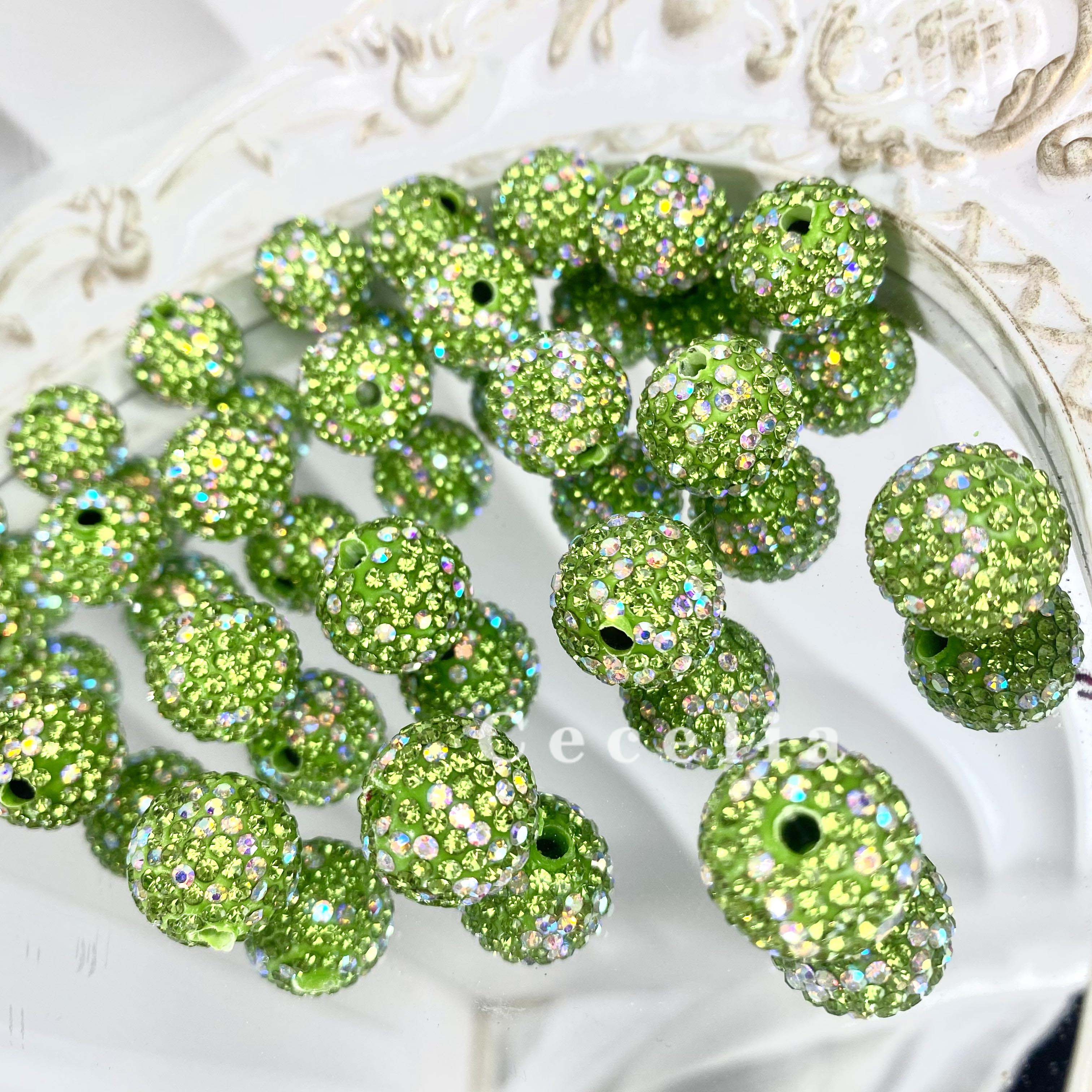 Rhinestone Beads for DIY Pen or DIY Phone Chain Key Chain Bracelet Necklace#RB1629#