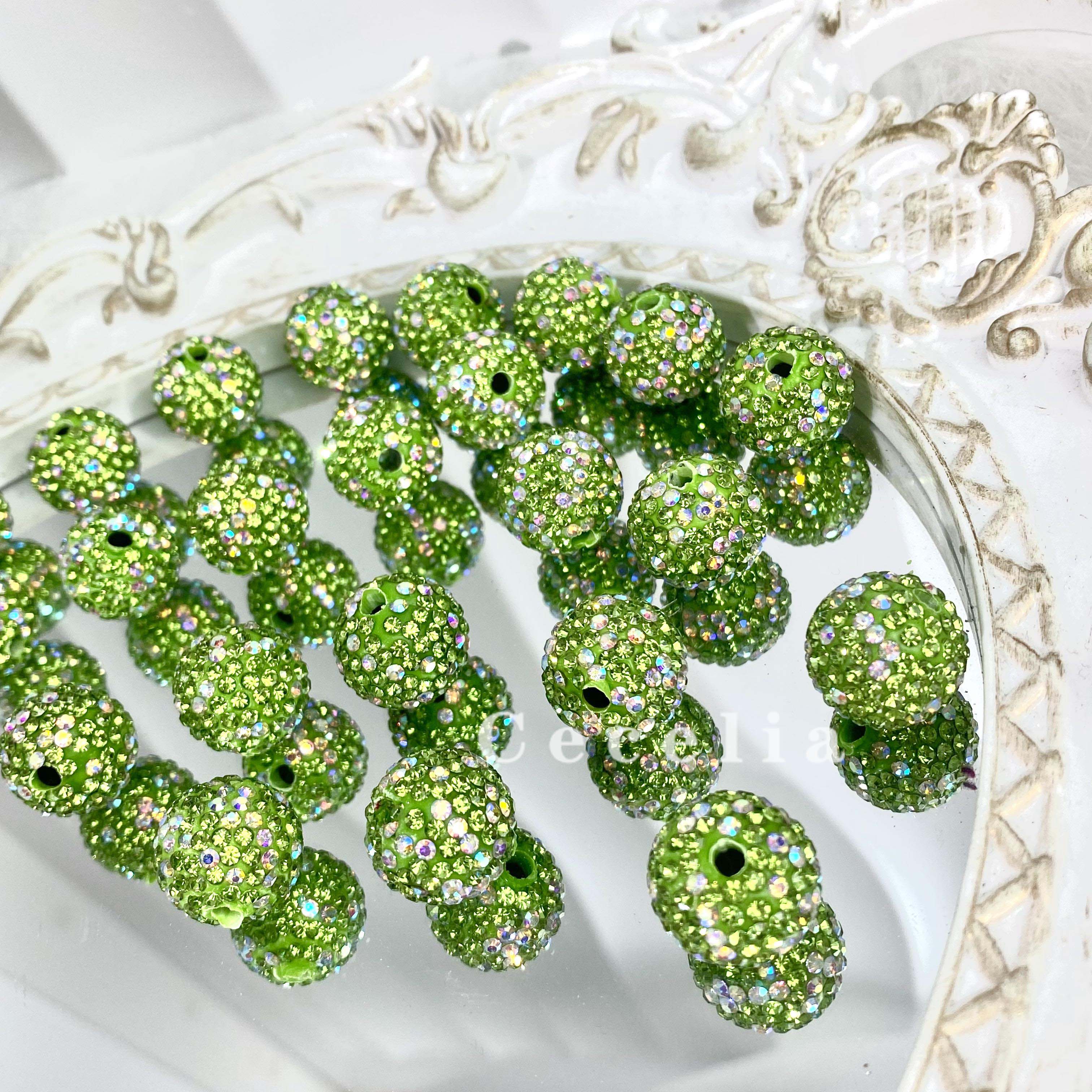 Rhinestone Beads for DIY Pen or DIY Phone Chain Key Chain Bracelet Necklace#RB1629#