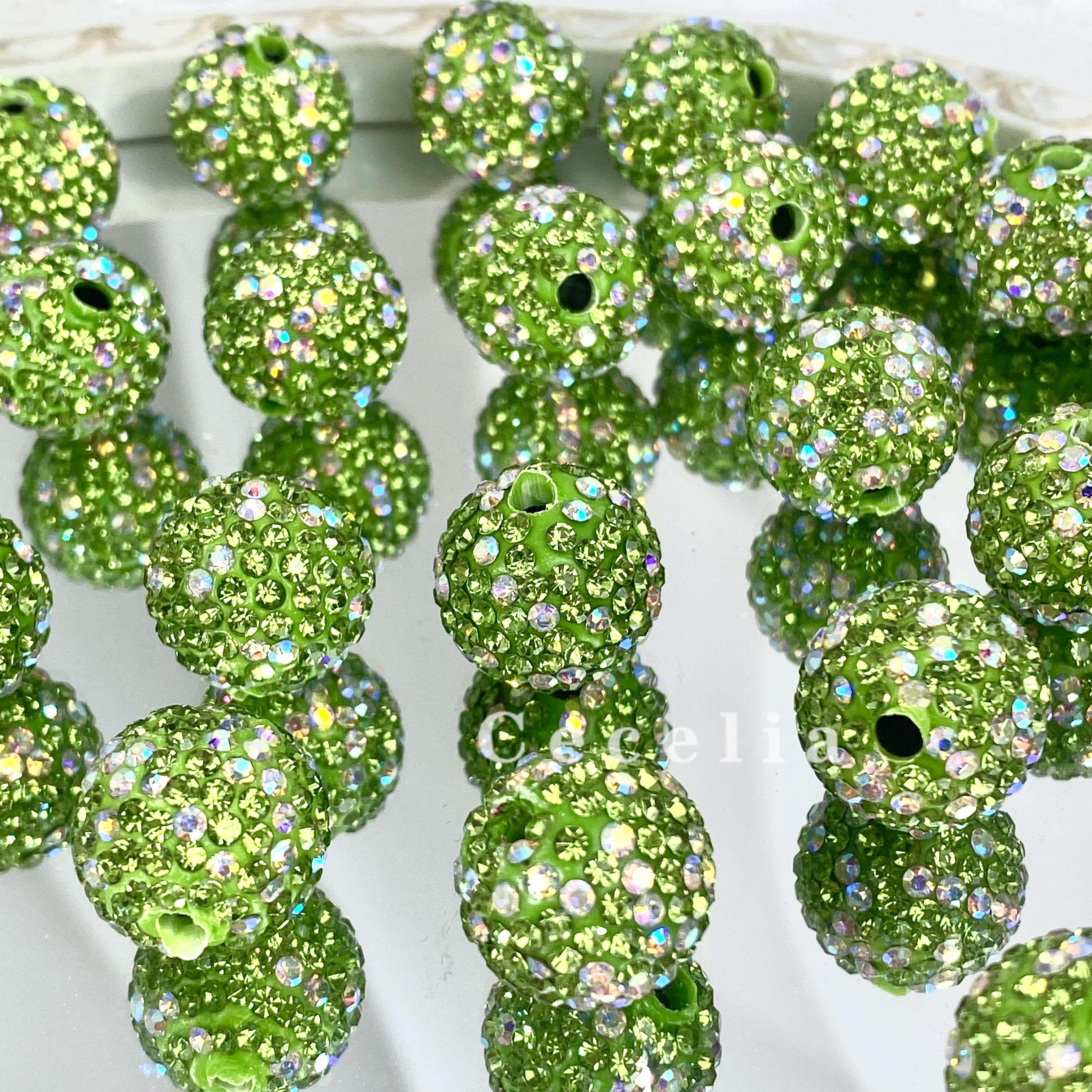 Rhinestone Beads for DIY Pen or DIY Phone Chain Key Chain Bracelet Necklace#RB1629#