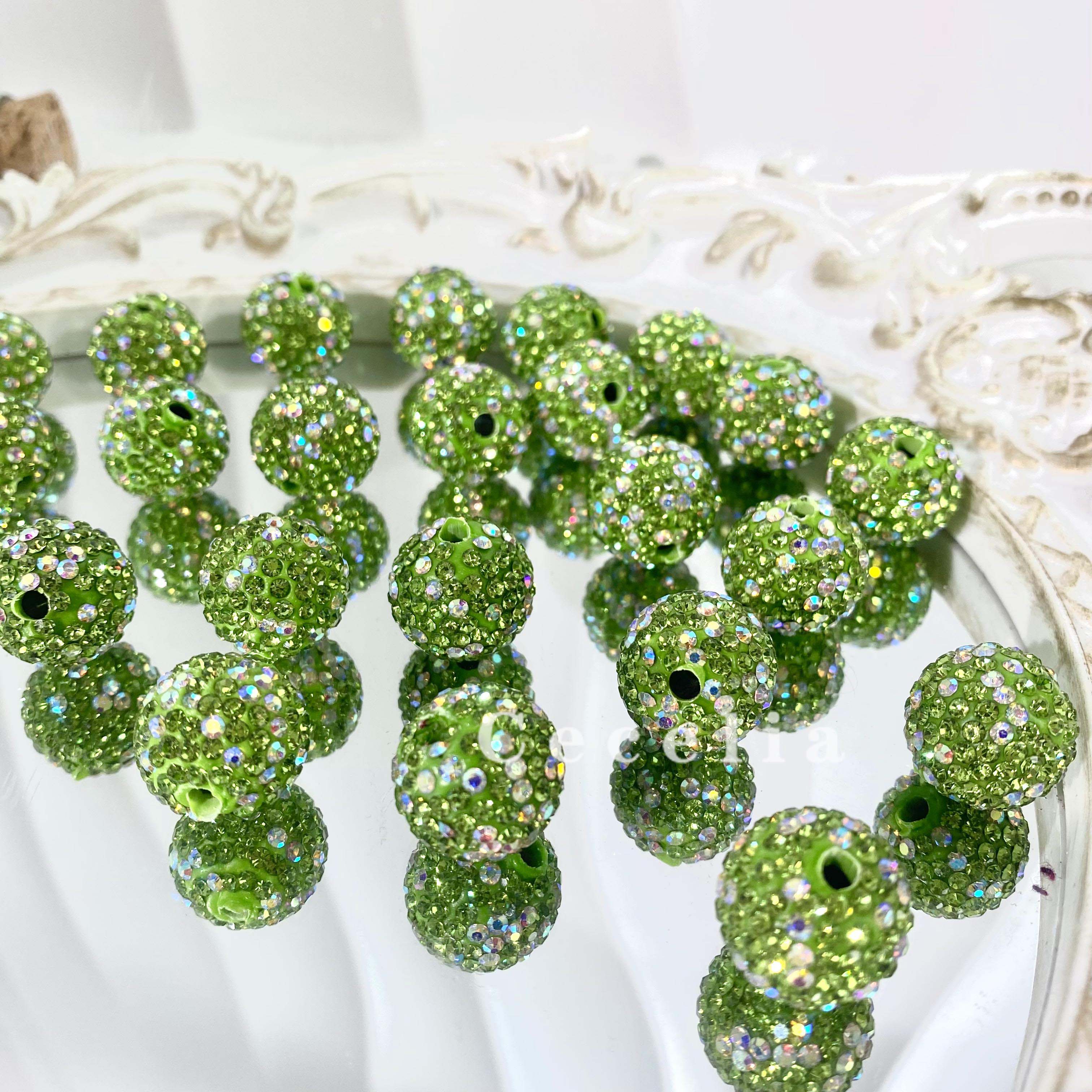 Rhinestone Beads for DIY Pen or DIY Phone Chain Key Chain Bracelet Necklace#RB1629#