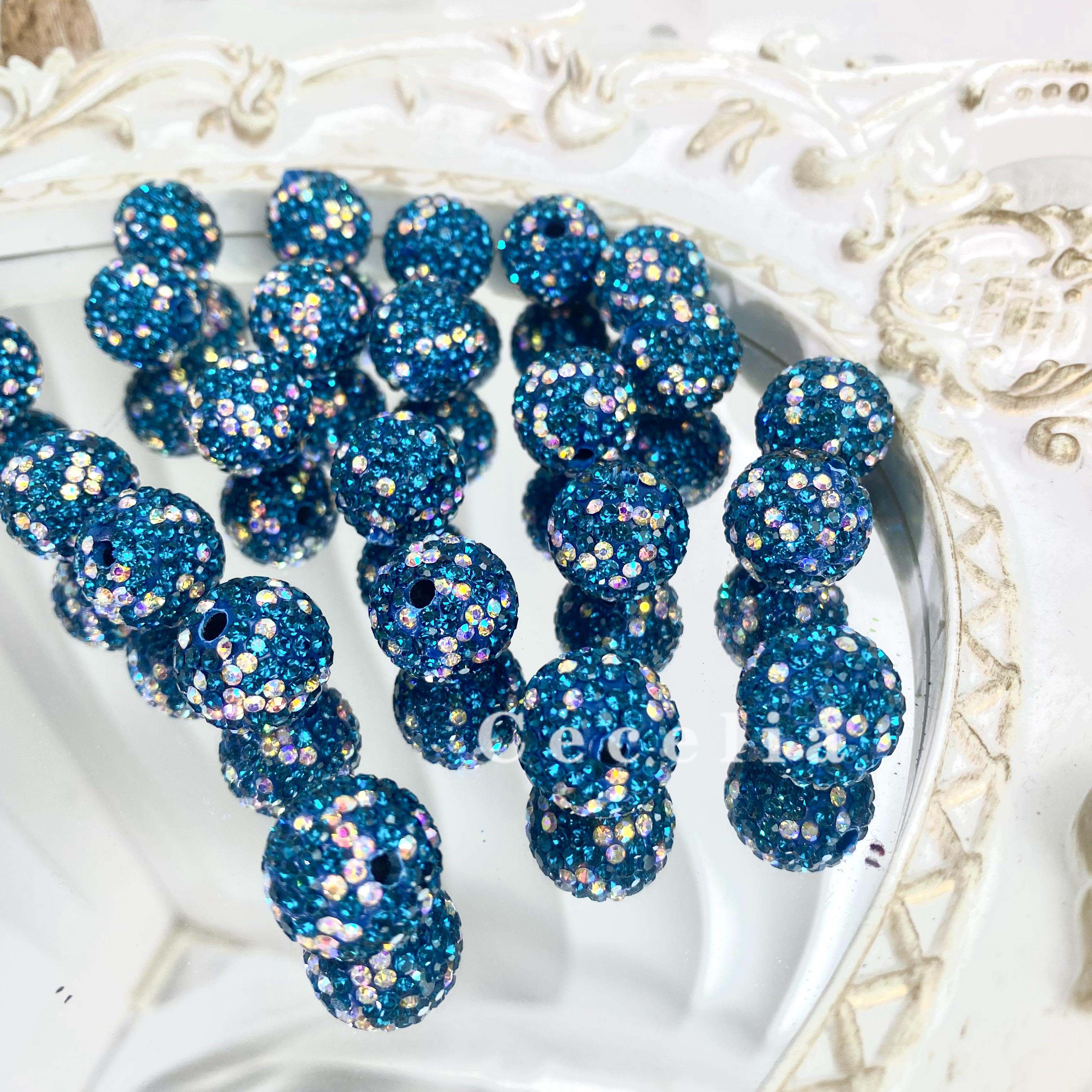 Rhinestone Beads for DIY Pen or DIY Phone Chain Key Chain Bracelet Necklace#RB1629#