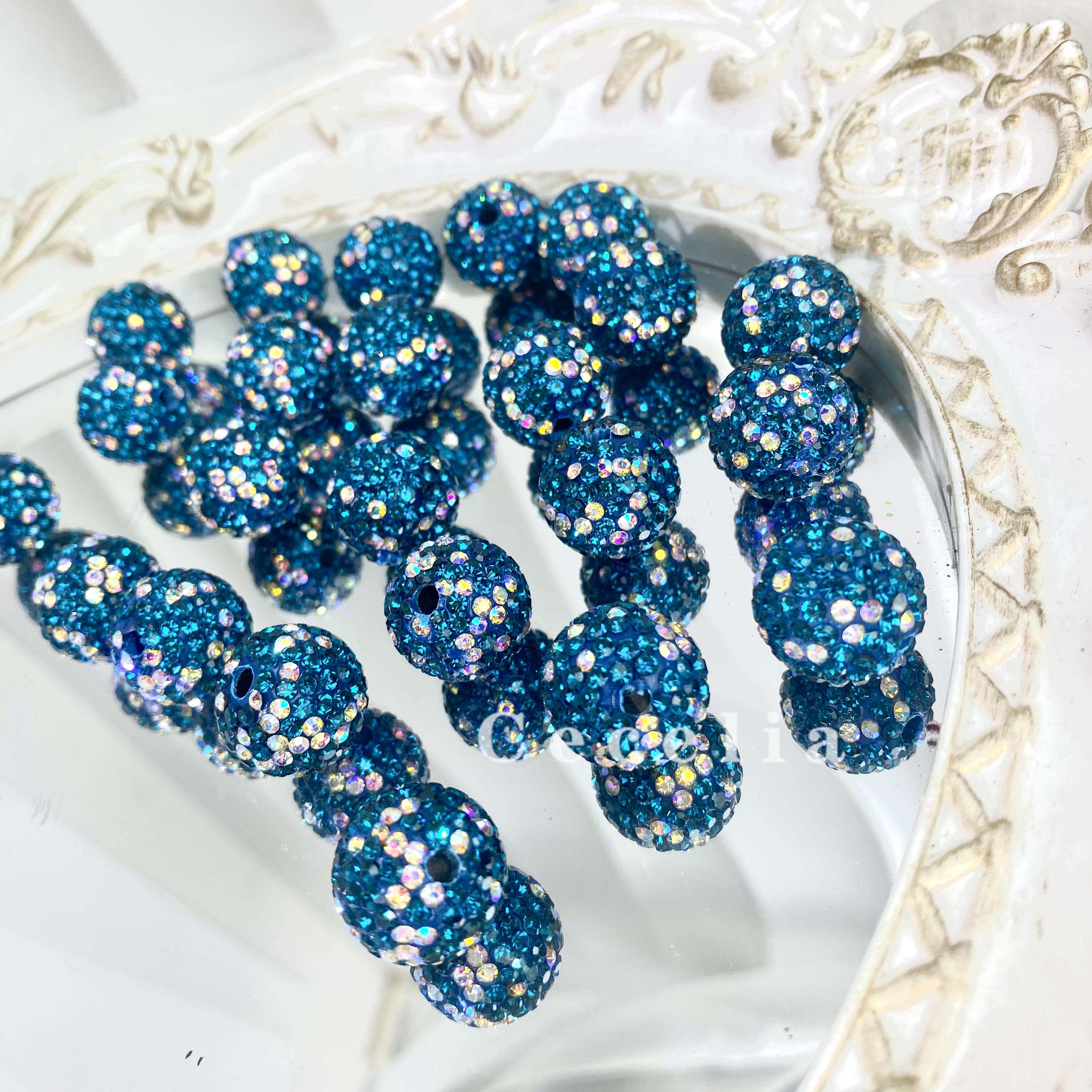 Rhinestone Beads for DIY Pen or DIY Phone Chain Key Chain Bracelet Necklace#RB1629#
