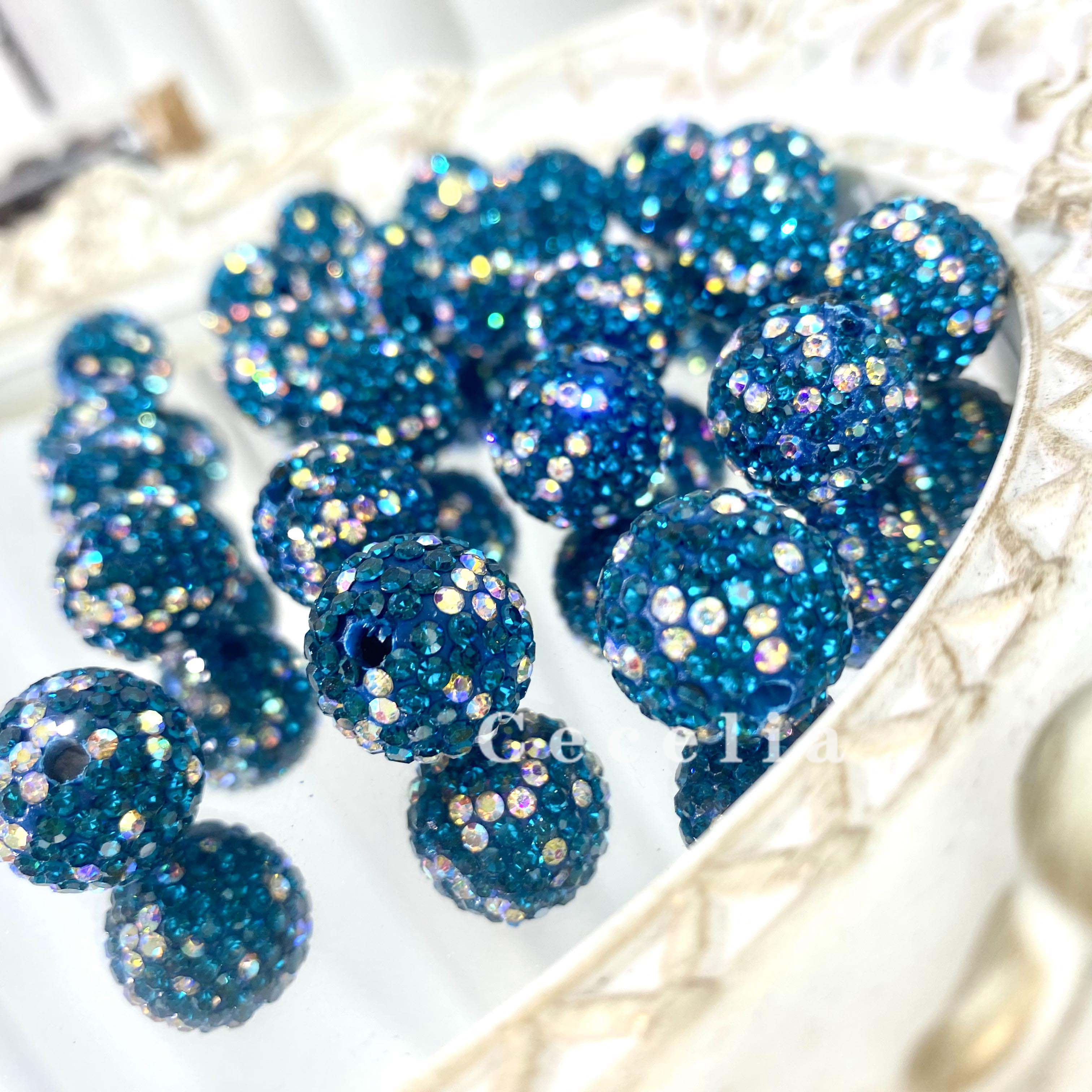 Rhinestone Beads for DIY Pen or DIY Phone Chain Key Chain Bracelet Necklace#RB1629#