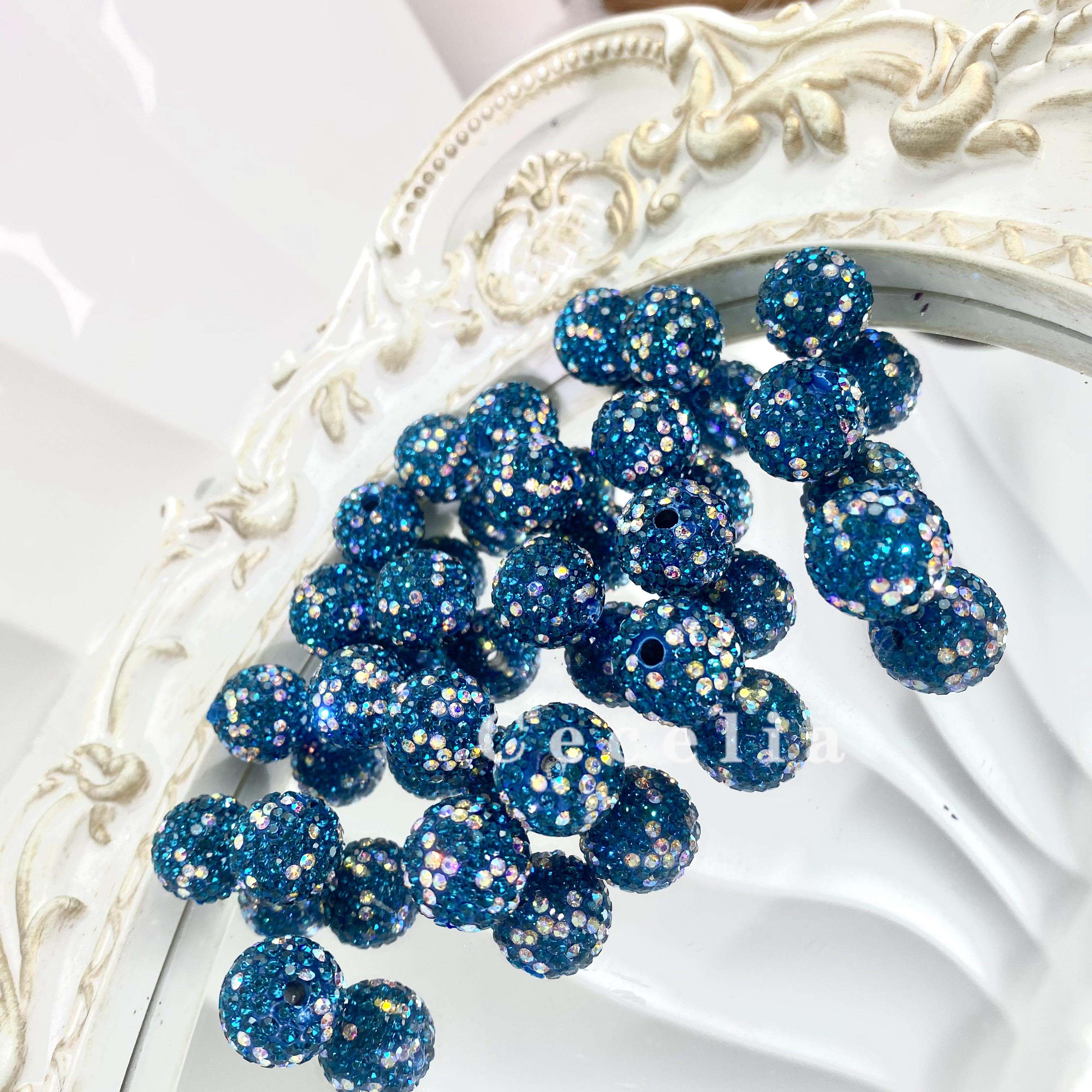 Rhinestone Beads for DIY Pen or DIY Phone Chain Key Chain Bracelet Necklace#RB1629#