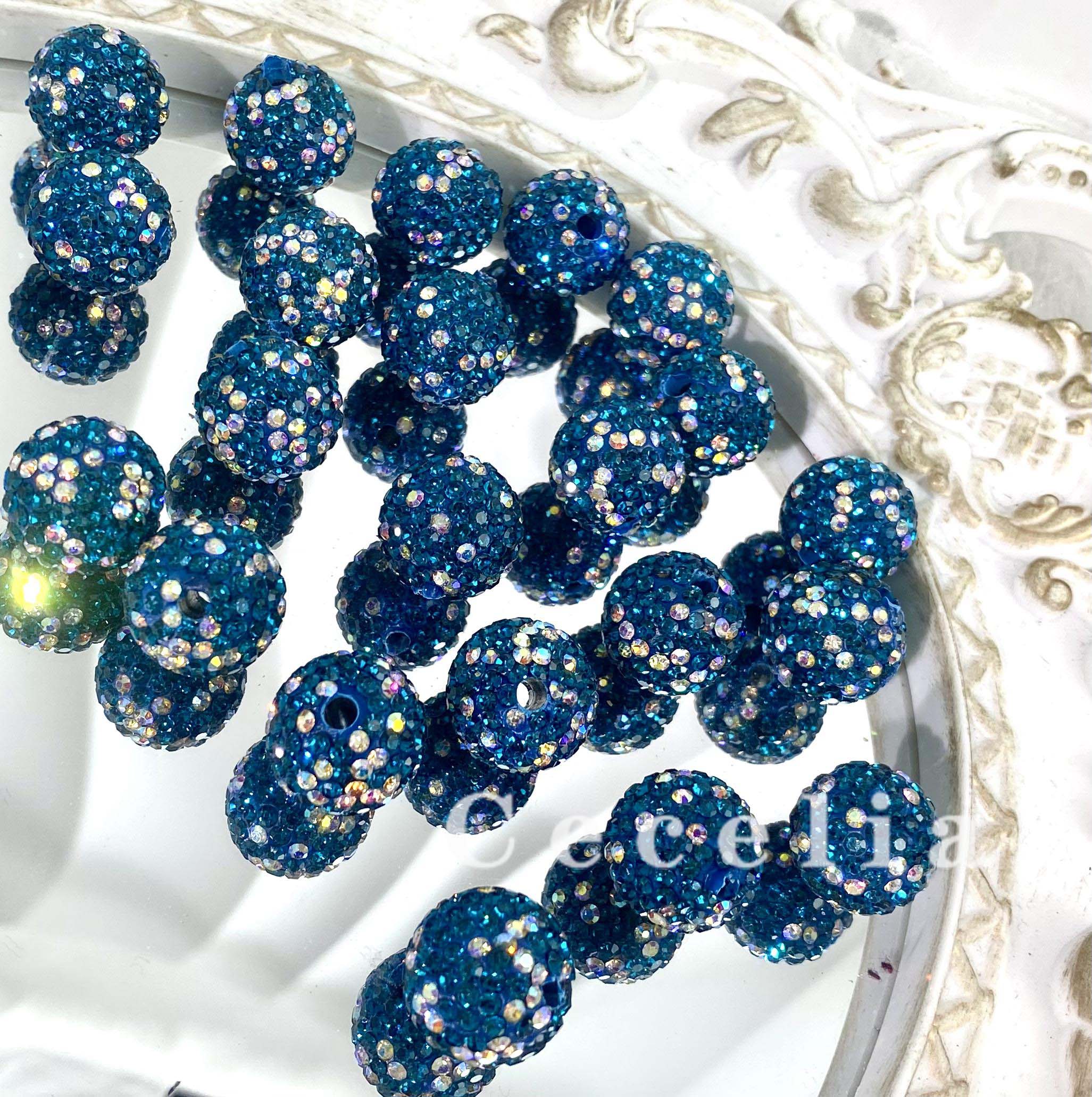 Rhinestone Beads for DIY Pen or DIY Phone Chain Key Chain Bracelet Necklace#RB1629#