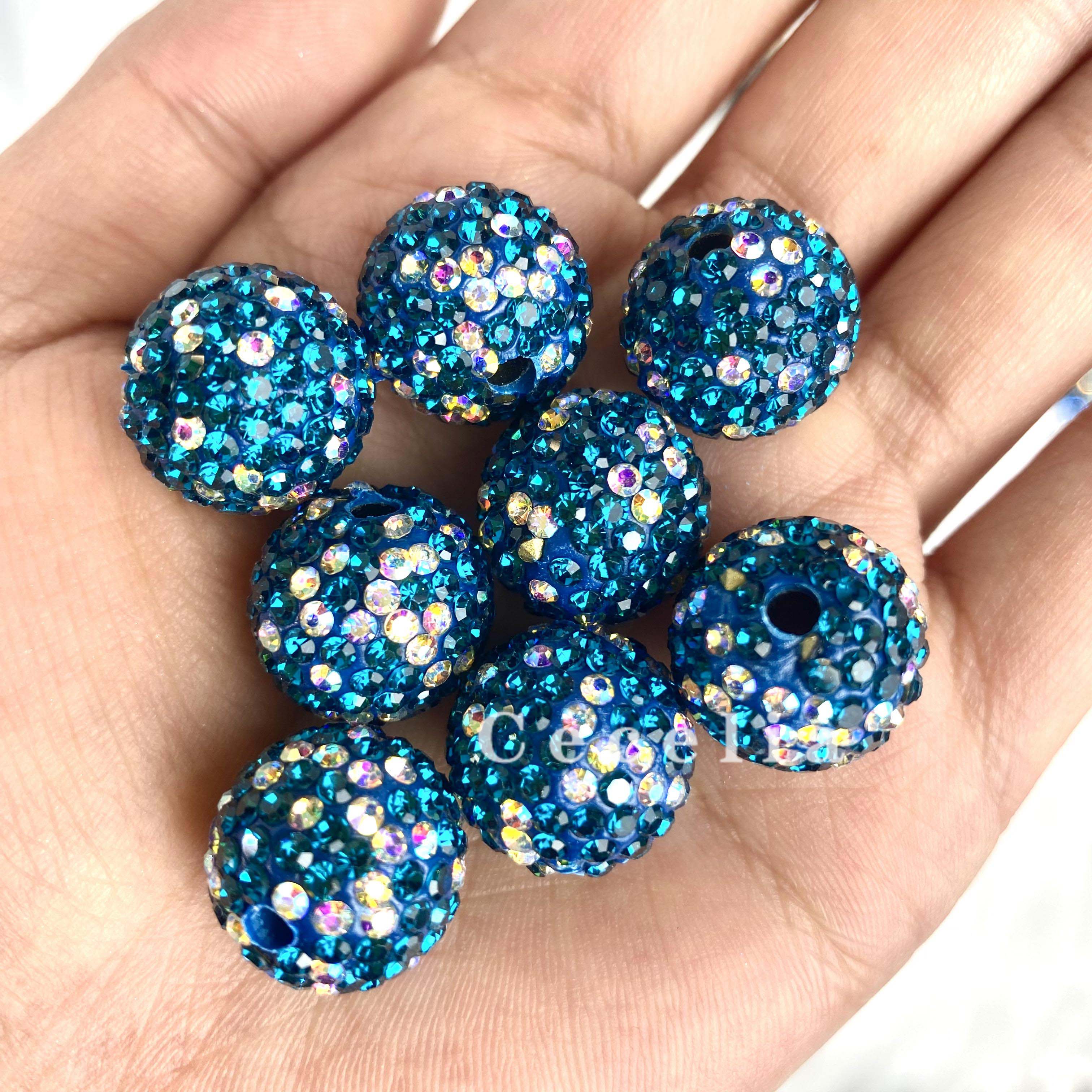 Rhinestone Beads for DIY Pen or DIY Phone Chain Key Chain Bracelet Necklace#RB1629#