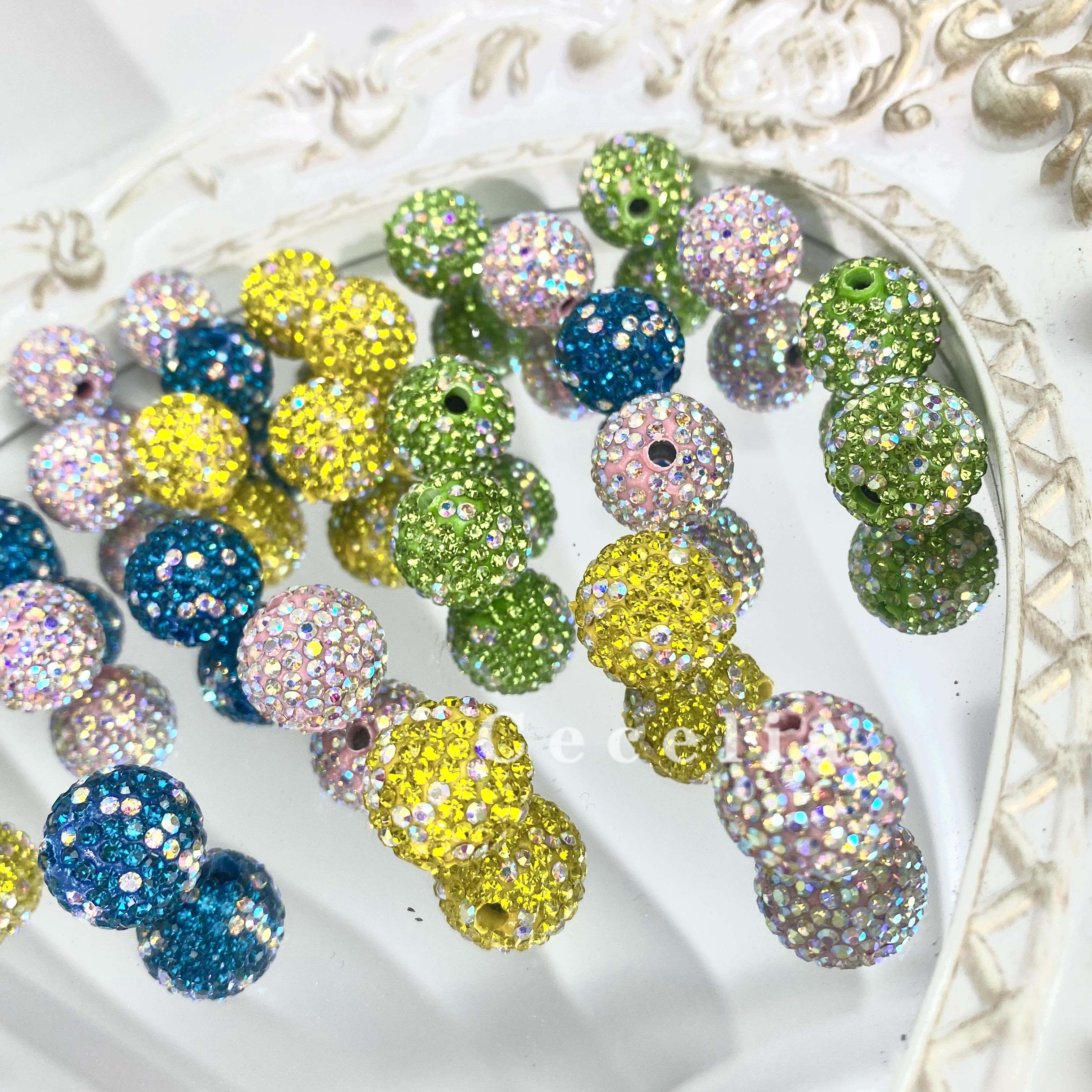 Rhinestone Beads for DIY Pen or DIY Phone Chain Key Chain Bracelet Necklace#RB1629#