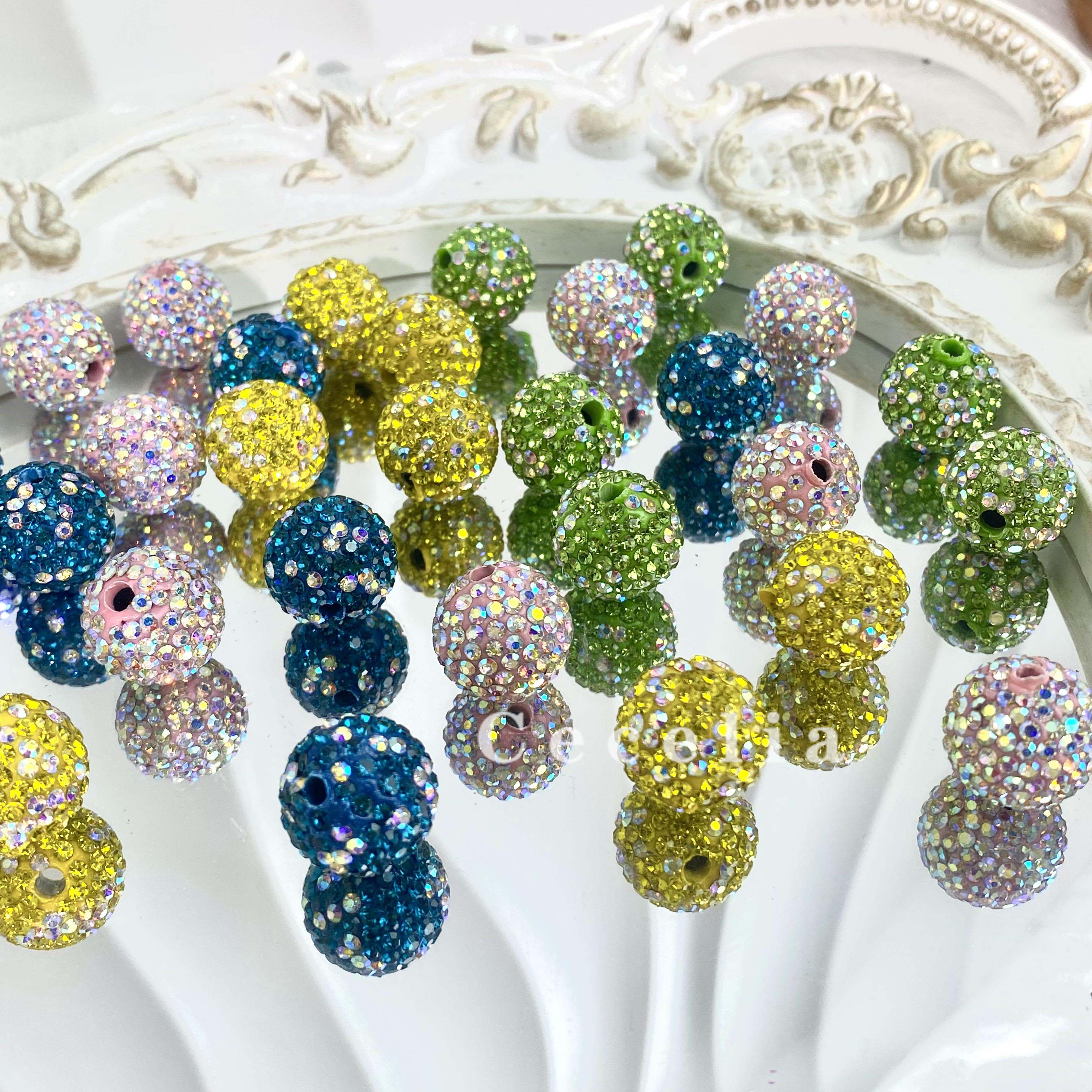 Rhinestone Beads for DIY Pen or DIY Phone Chain Key Chain Bracelet Necklace#RB1629#