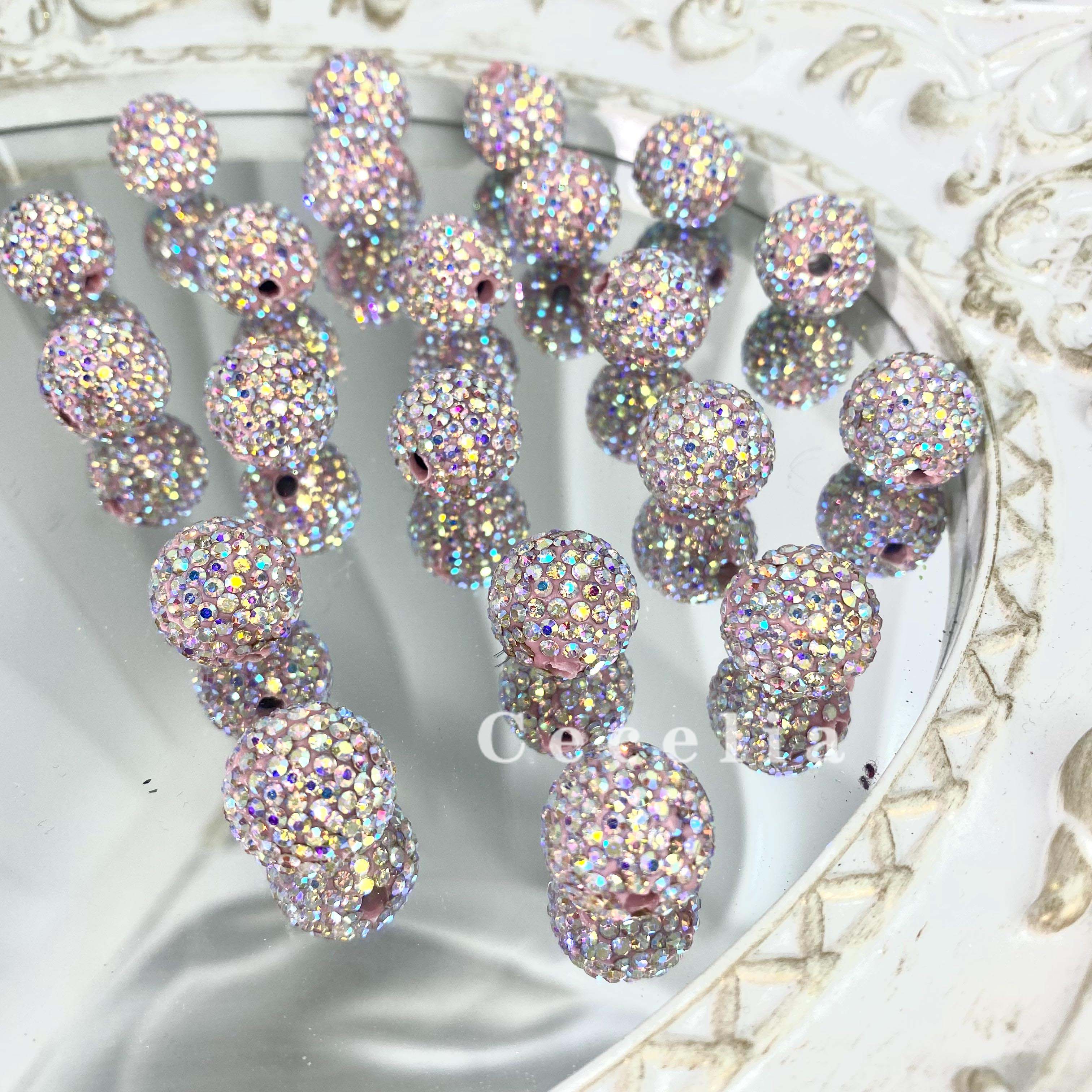 Rhinestone Beads for DIY Pen or DIY Phone Chain Key Chain Bracelet Necklace#RB1629#