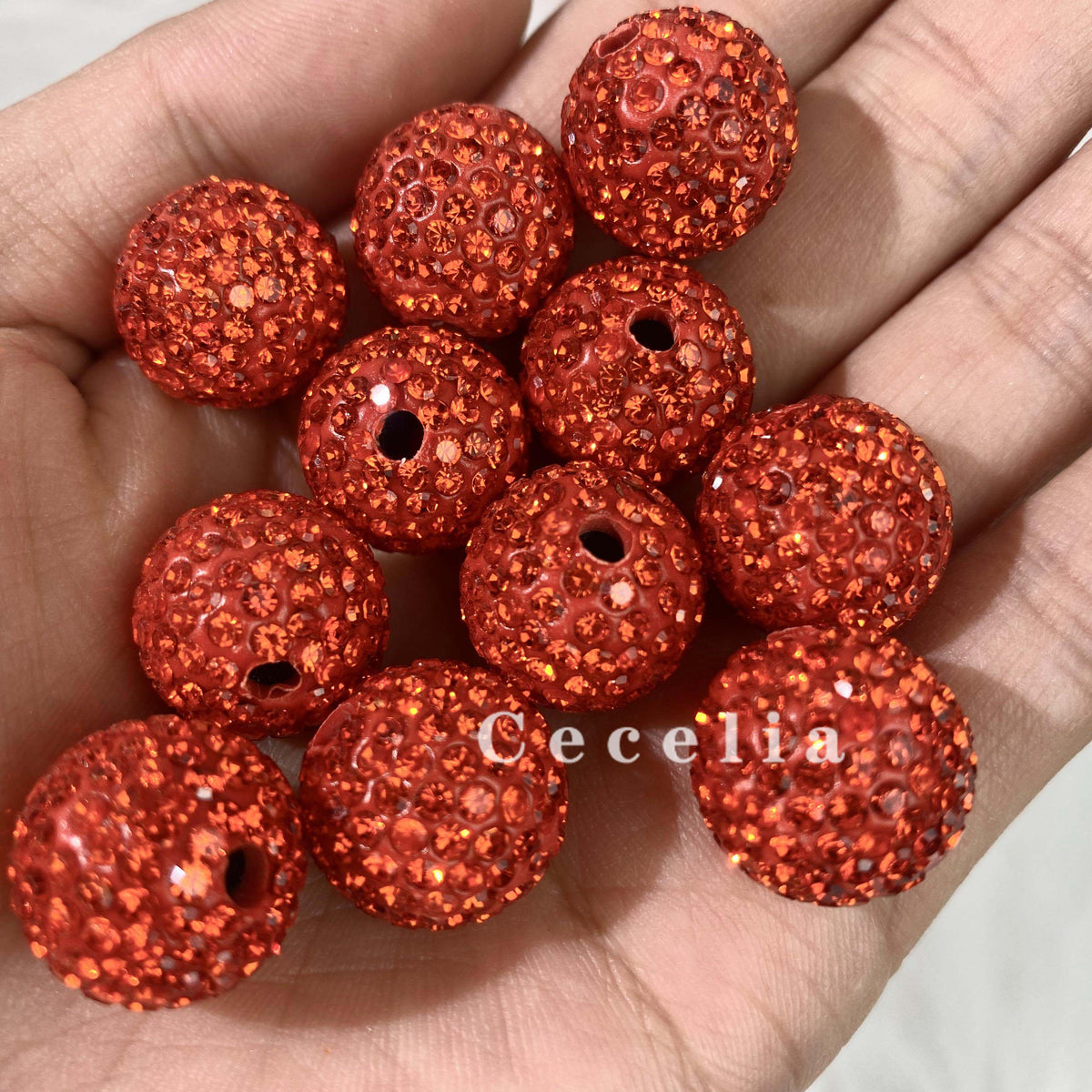 Rhinestone Beads for DIY Pen or DIY Phone Chain Key Chain Bracelet Necklace#RB1625#