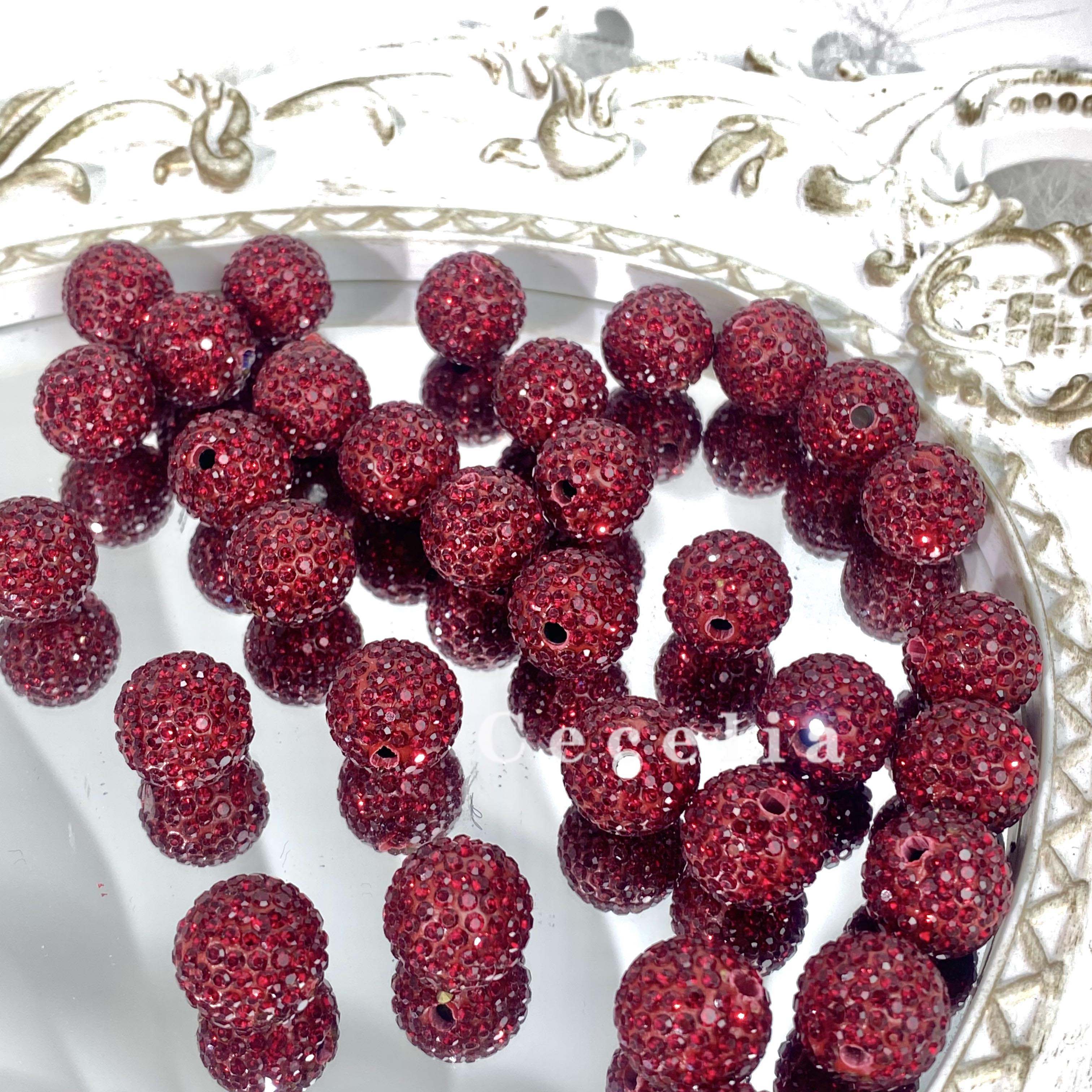 Rhinestone Beads for DIY Pen or DIY Phone Chain Key Chain Bracelet Necklace#RB1632#