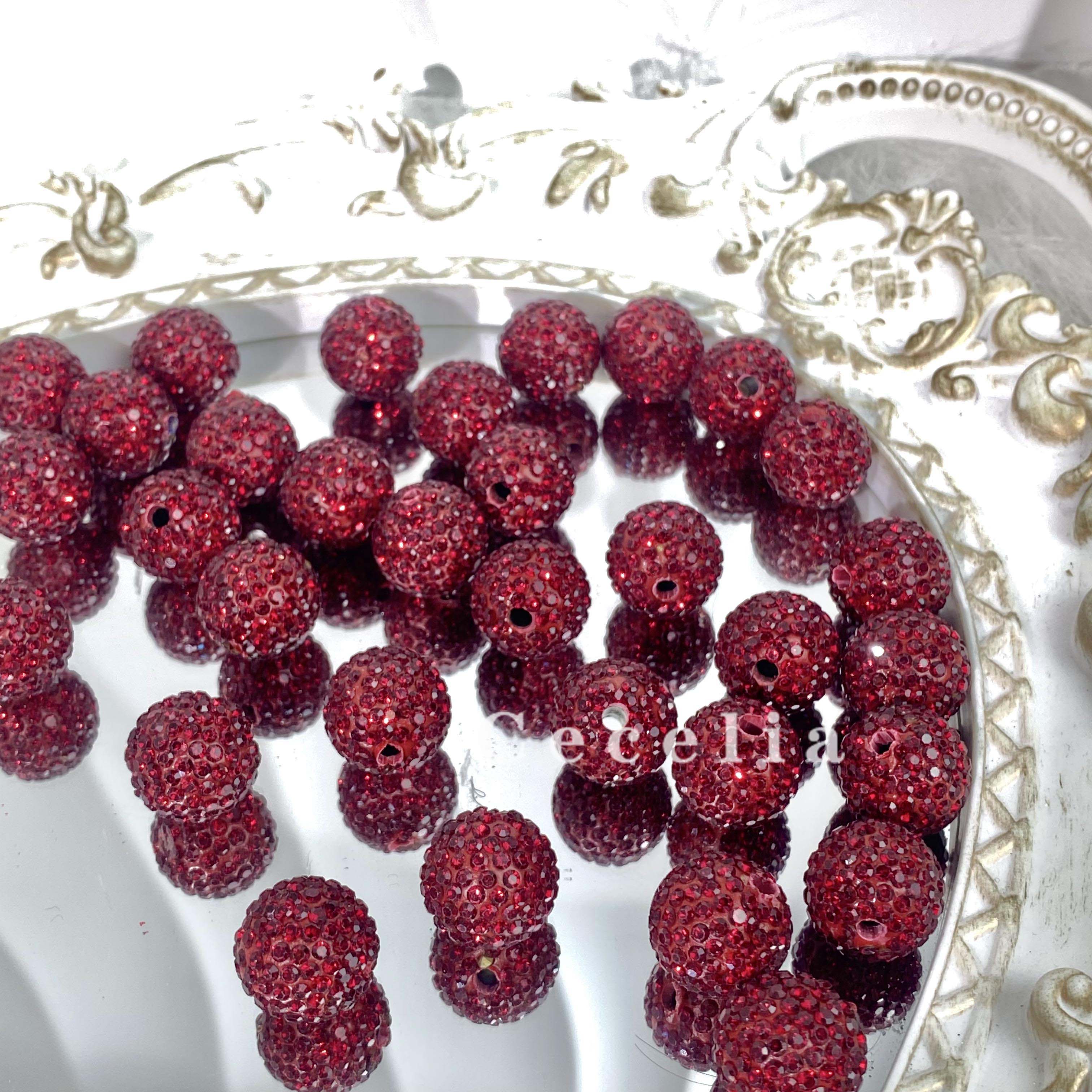 Rhinestone Beads for DIY Pen or DIY Phone Chain Key Chain Bracelet Necklace#RB1632#