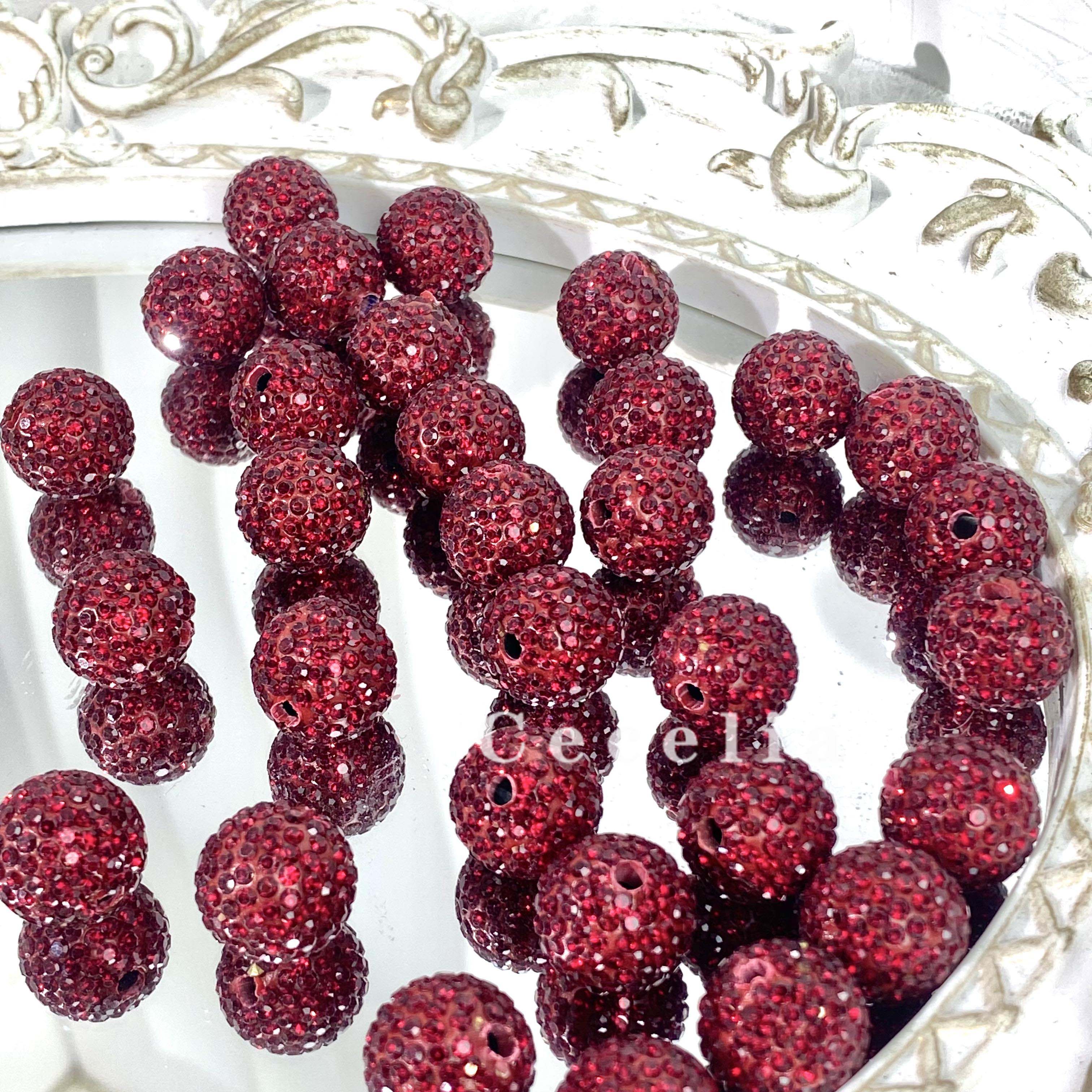 Rhinestone Beads for DIY Pen or DIY Phone Chain Key Chain Bracelet Necklace#RB1632#