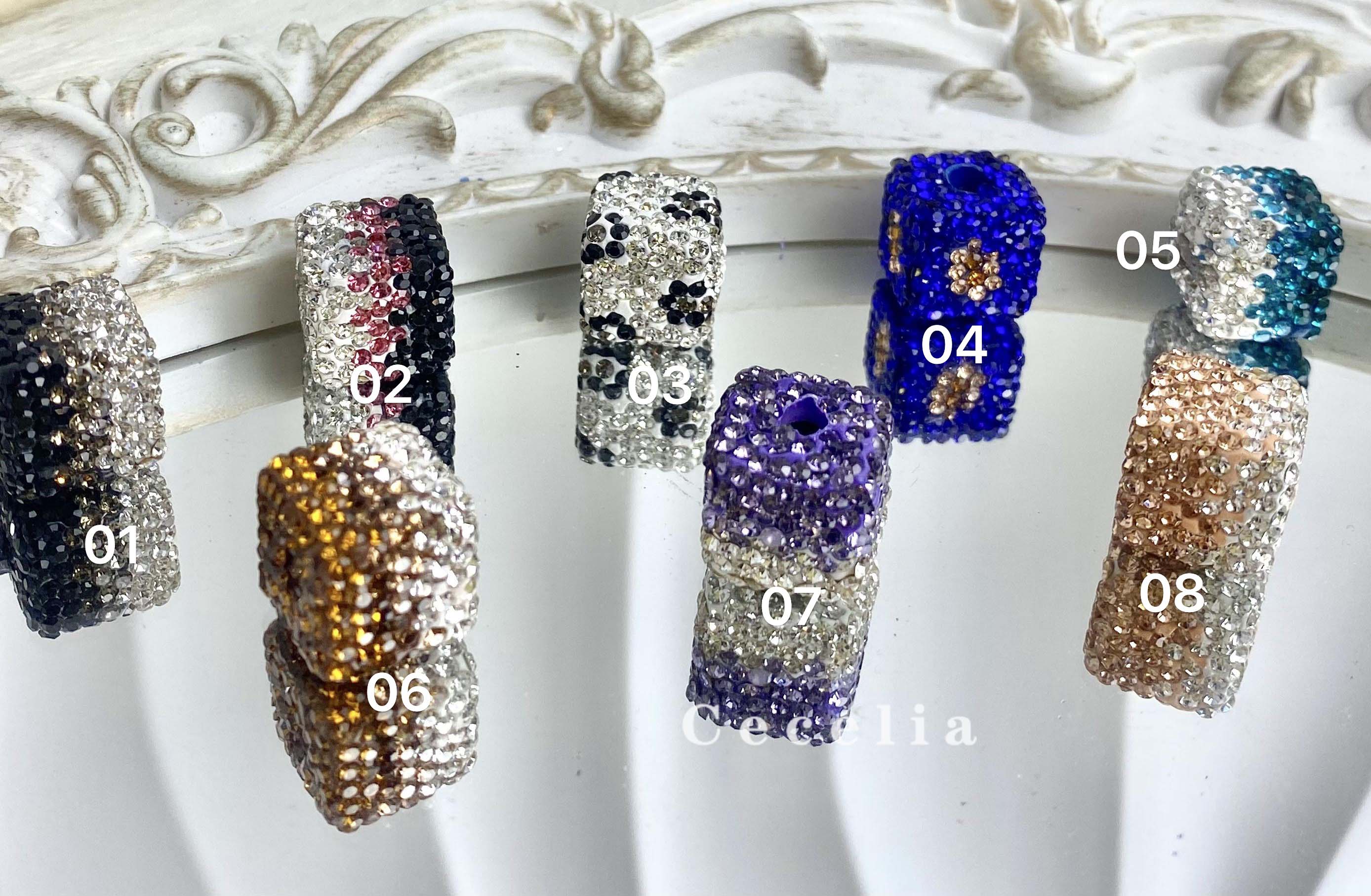Rhinestone Beads for DIY Pen or DIY Phone Chain Key Chain Bracelet Necklace#RB1646#