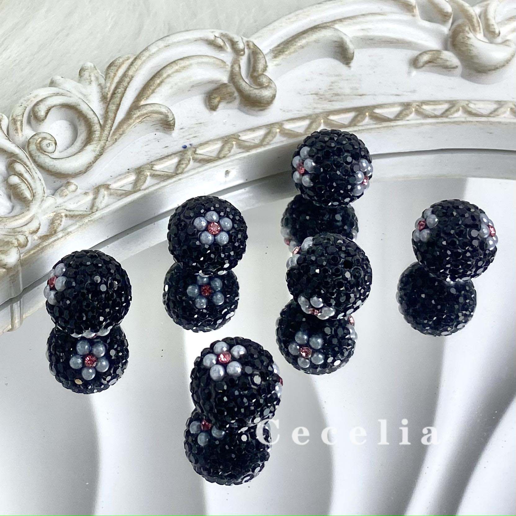Rhinestone Beads for DIY Pen or DIY Phone Chain Key Chain Bracelet Necklace#RB1645#
