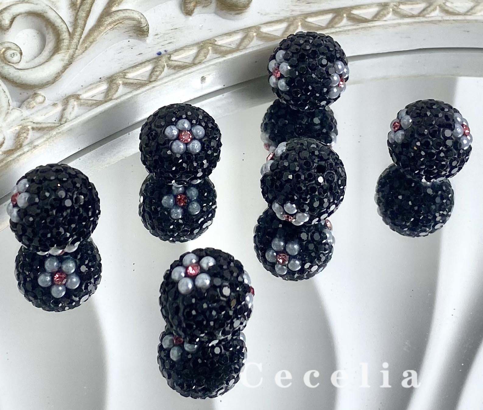 Rhinestone Beads for DIY Pen or DIY Phone Chain Key Chain Bracelet Necklace#RB1645#
