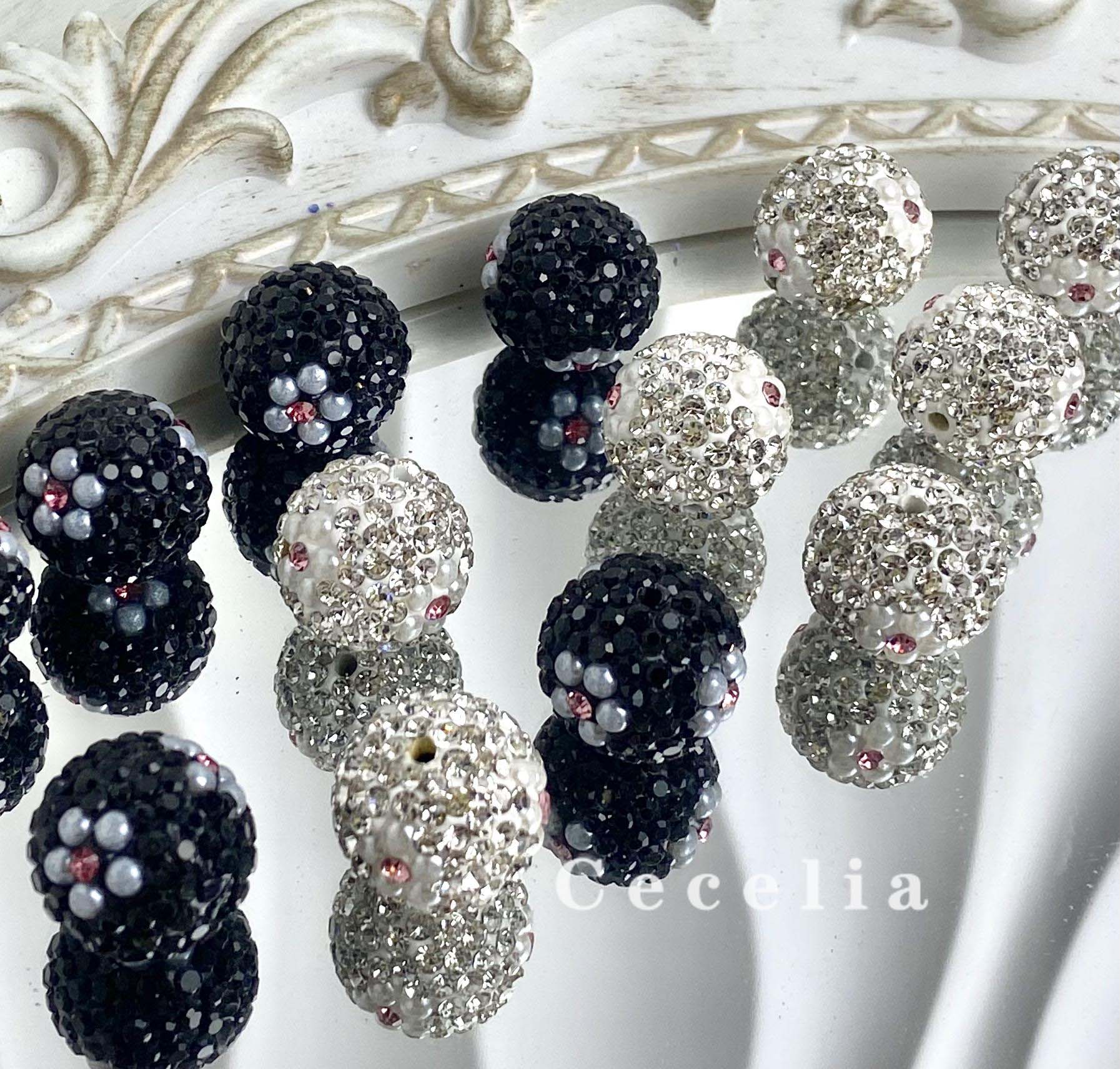 Rhinestone Beads for DIY Pen or DIY Phone Chain Key Chain Bracelet Necklace#RB1645#